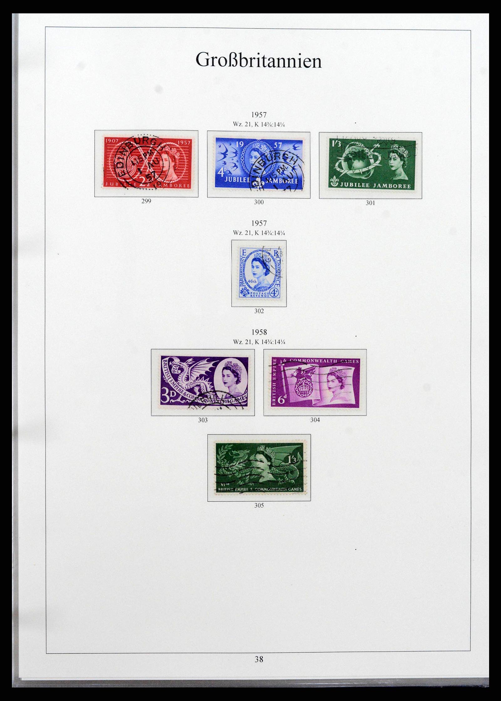 38825 0053 - Postzegelverzameling 38825 Engeland 1840-1976.