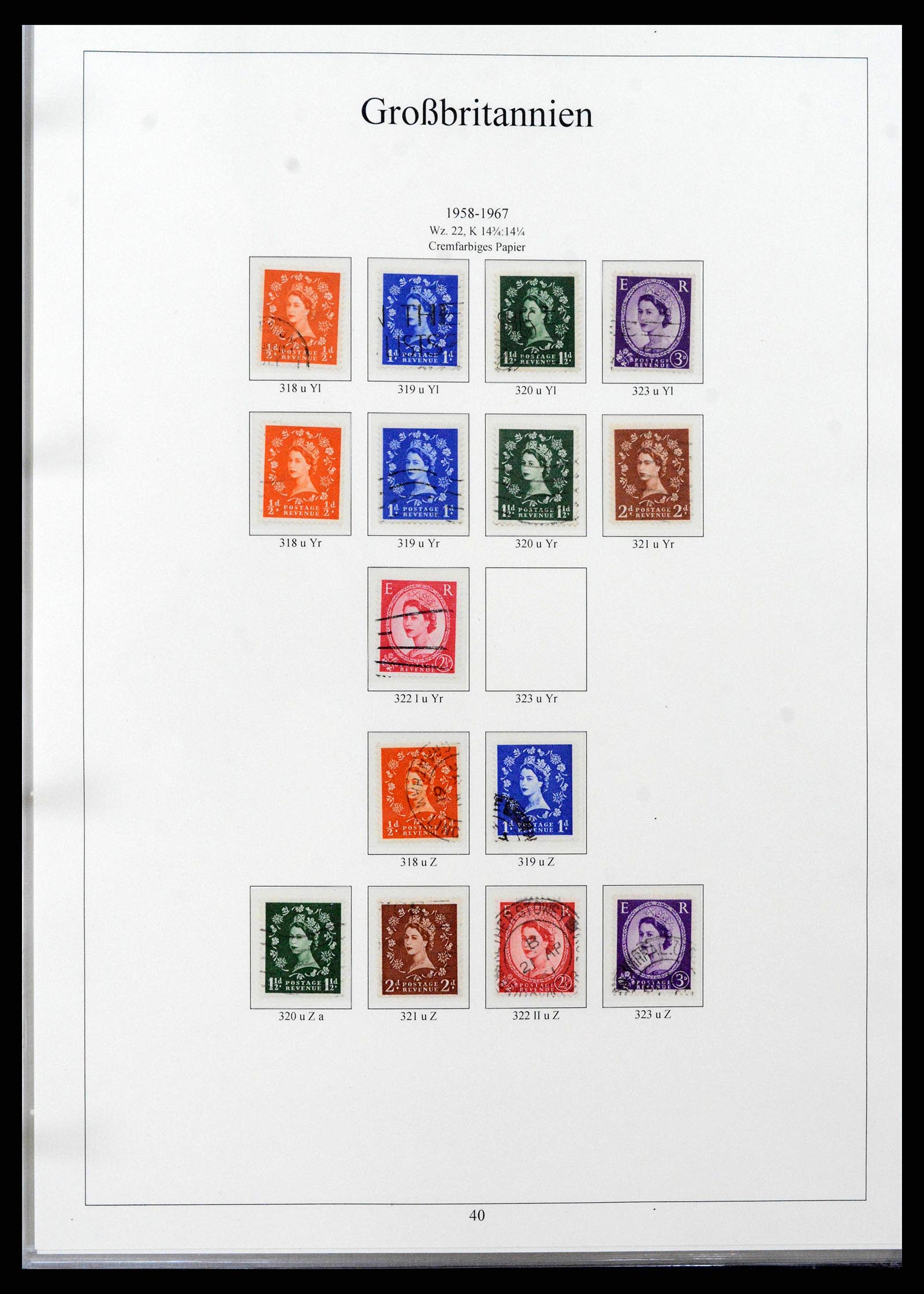 38825 0055 - Postzegelverzameling 38825 Engeland 1840-1976.