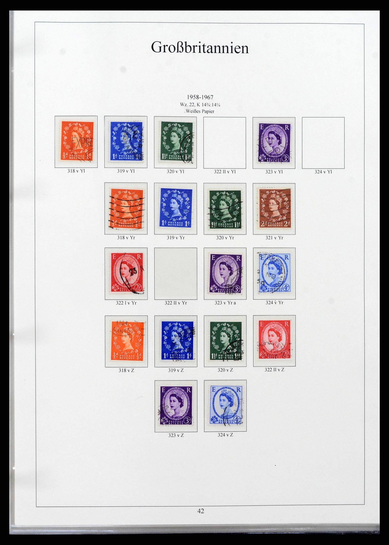 38825 0057 - Postzegelverzameling 38825 Engeland 1840-1976.