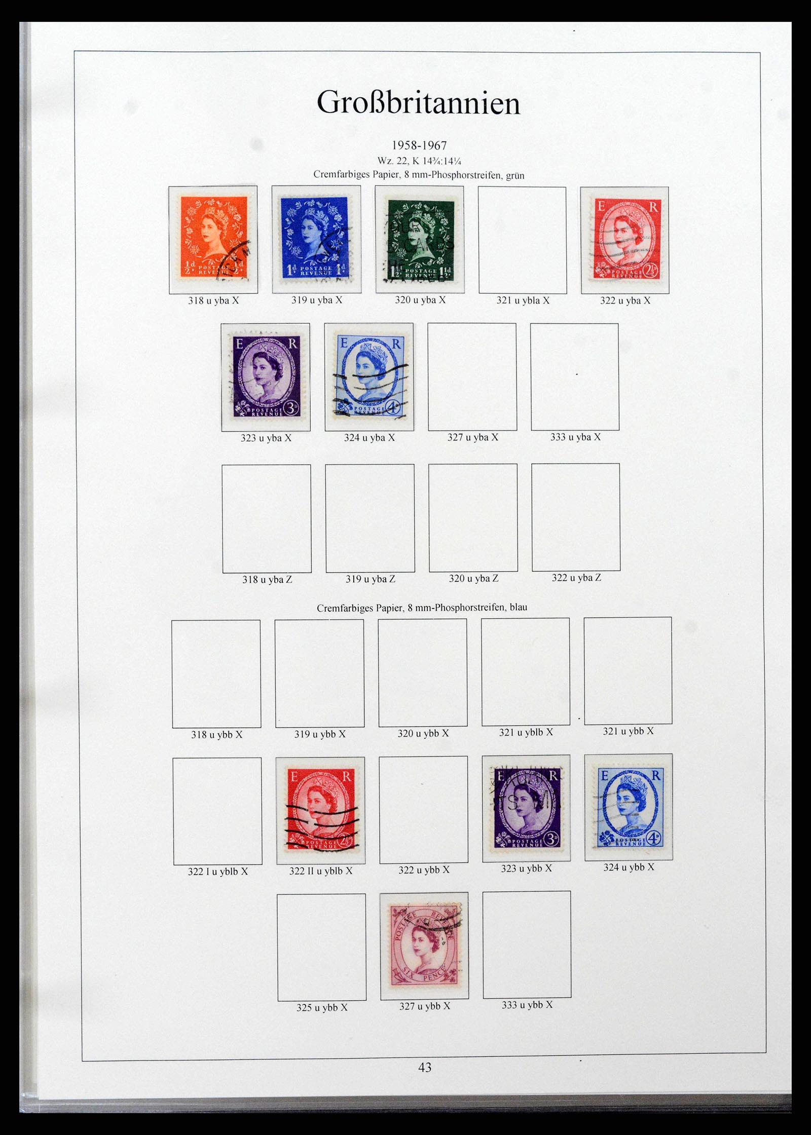 38825 0058 - Postzegelverzameling 38825 Engeland 1840-1976.