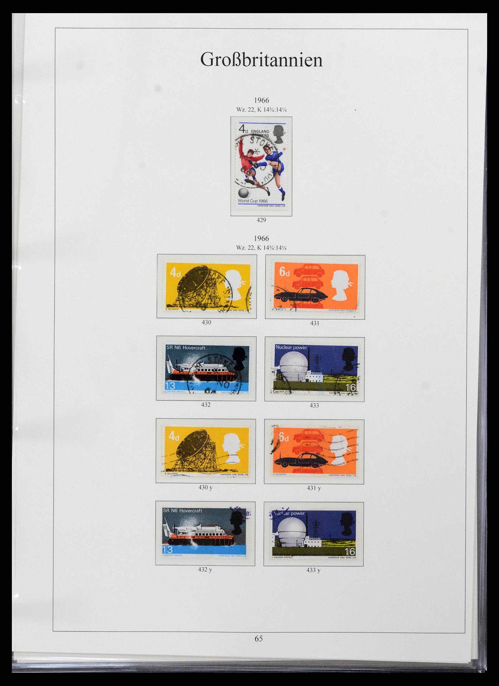 38825 0081 - Postzegelverzameling 38825 Engeland 1840-1976.