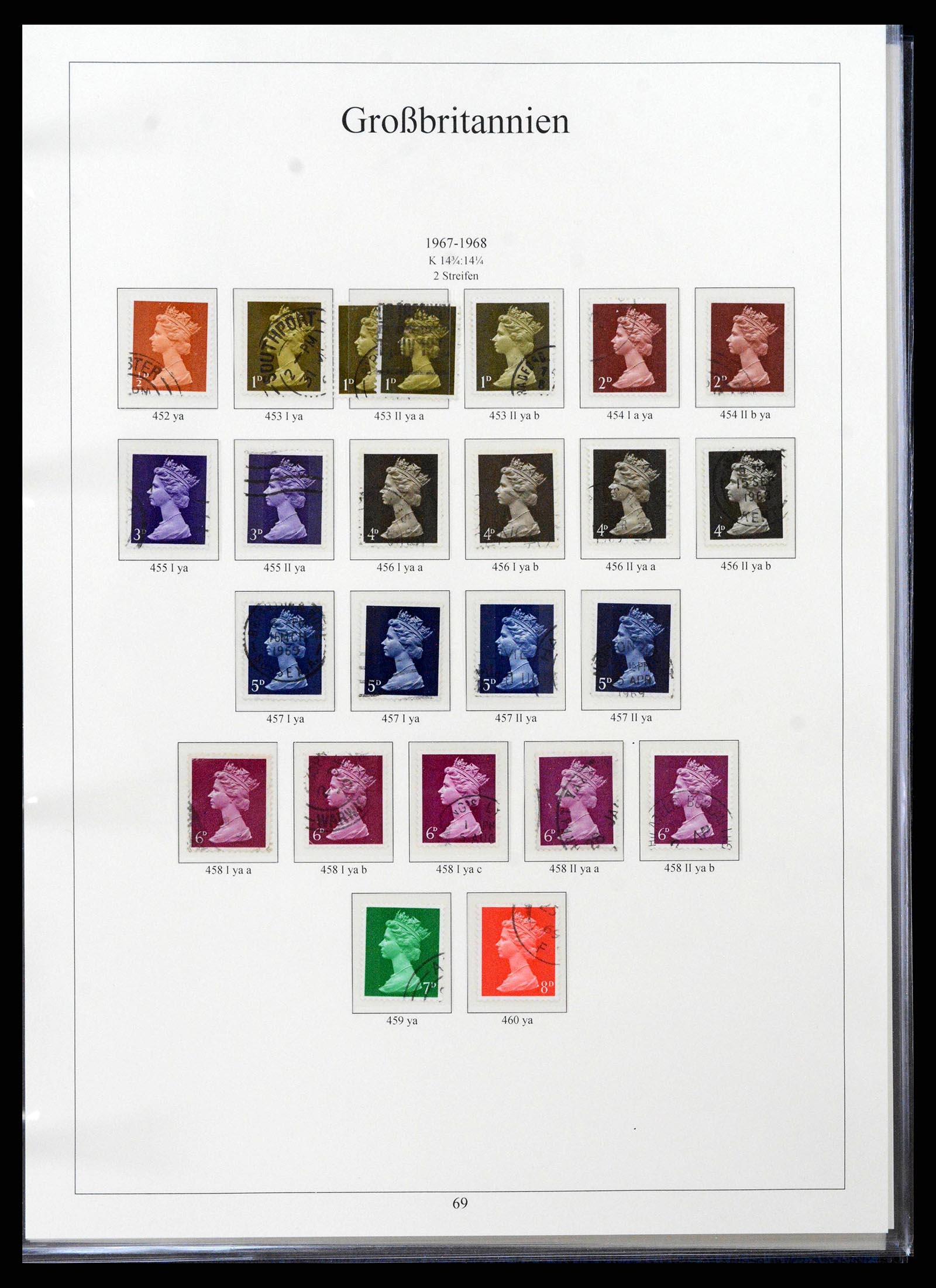 38825 0085 - Postzegelverzameling 38825 Engeland 1840-1976.