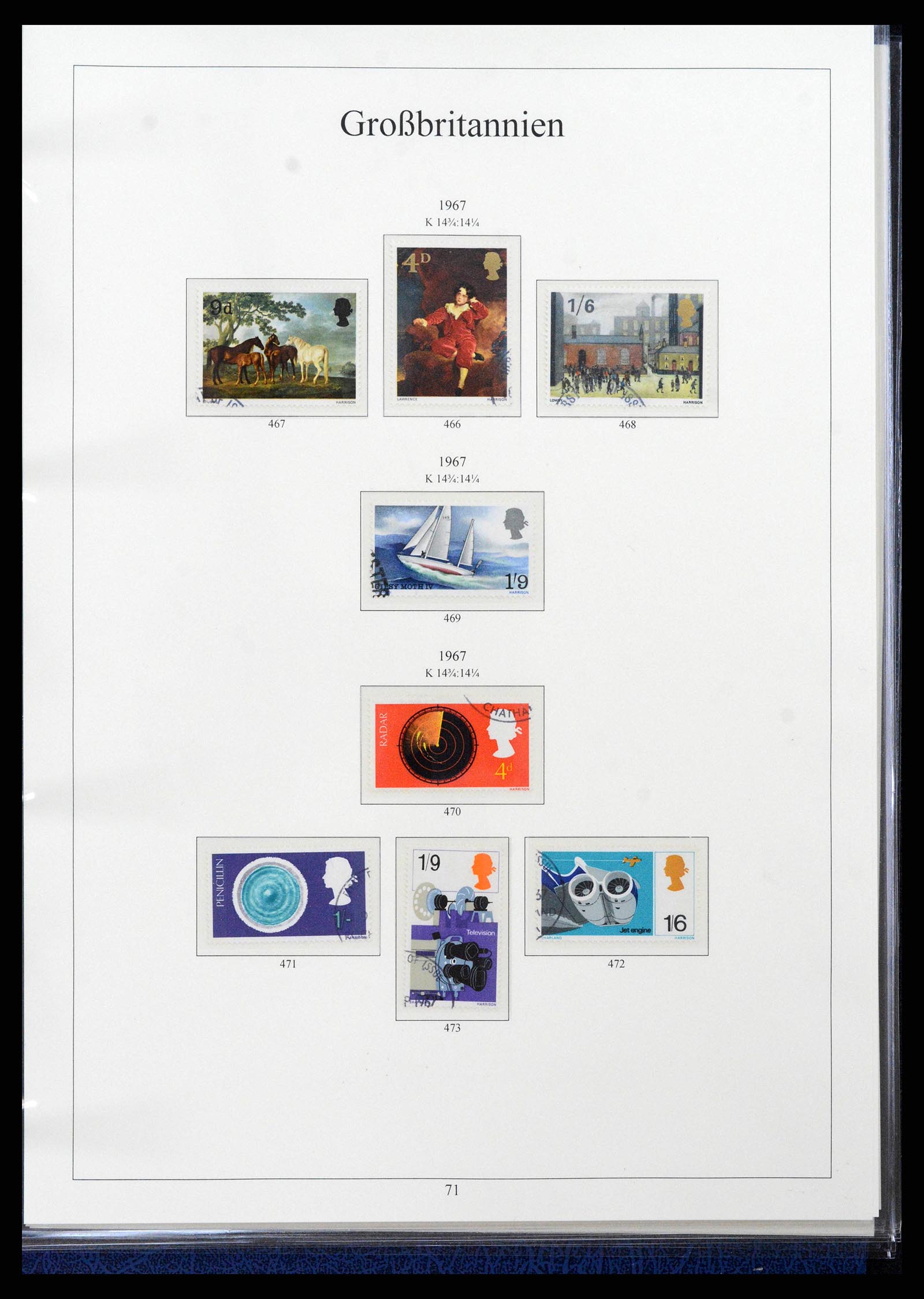 38825 0087 - Postzegelverzameling 38825 Engeland 1840-1976.