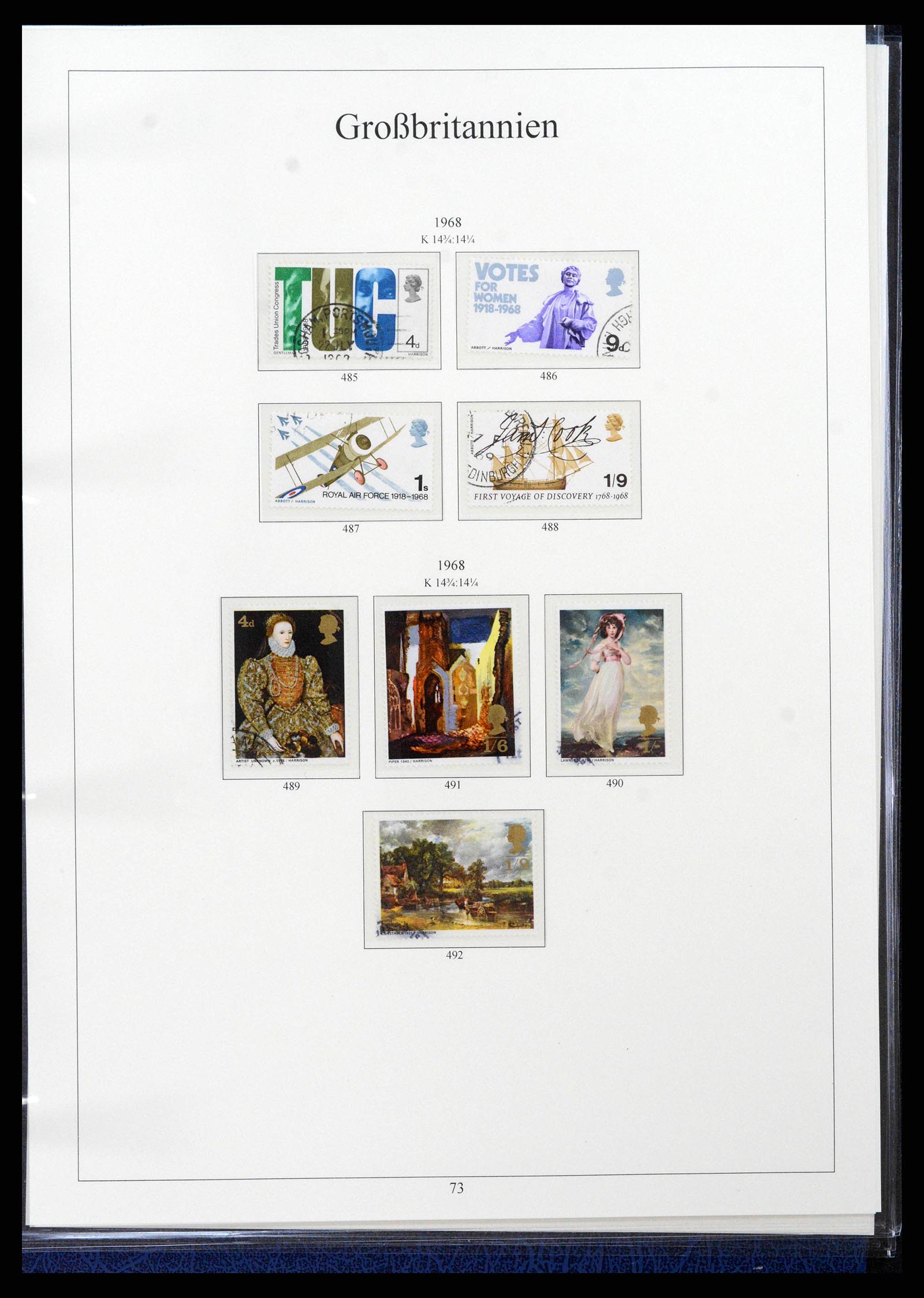 38825 0089 - Postzegelverzameling 38825 Engeland 1840-1976.