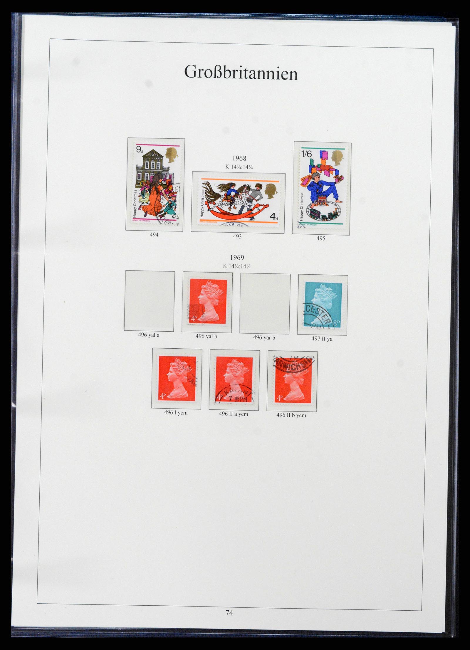 38825 0090 - Postzegelverzameling 38825 Engeland 1840-1976.
