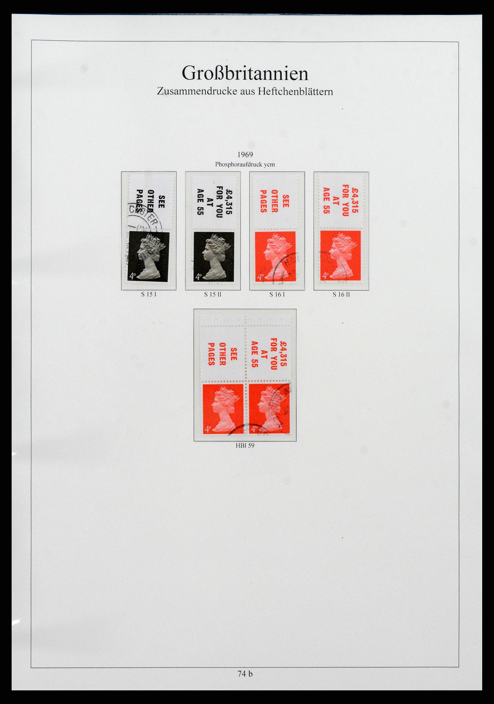 38825 0092 - Postzegelverzameling 38825 Engeland 1840-1976.