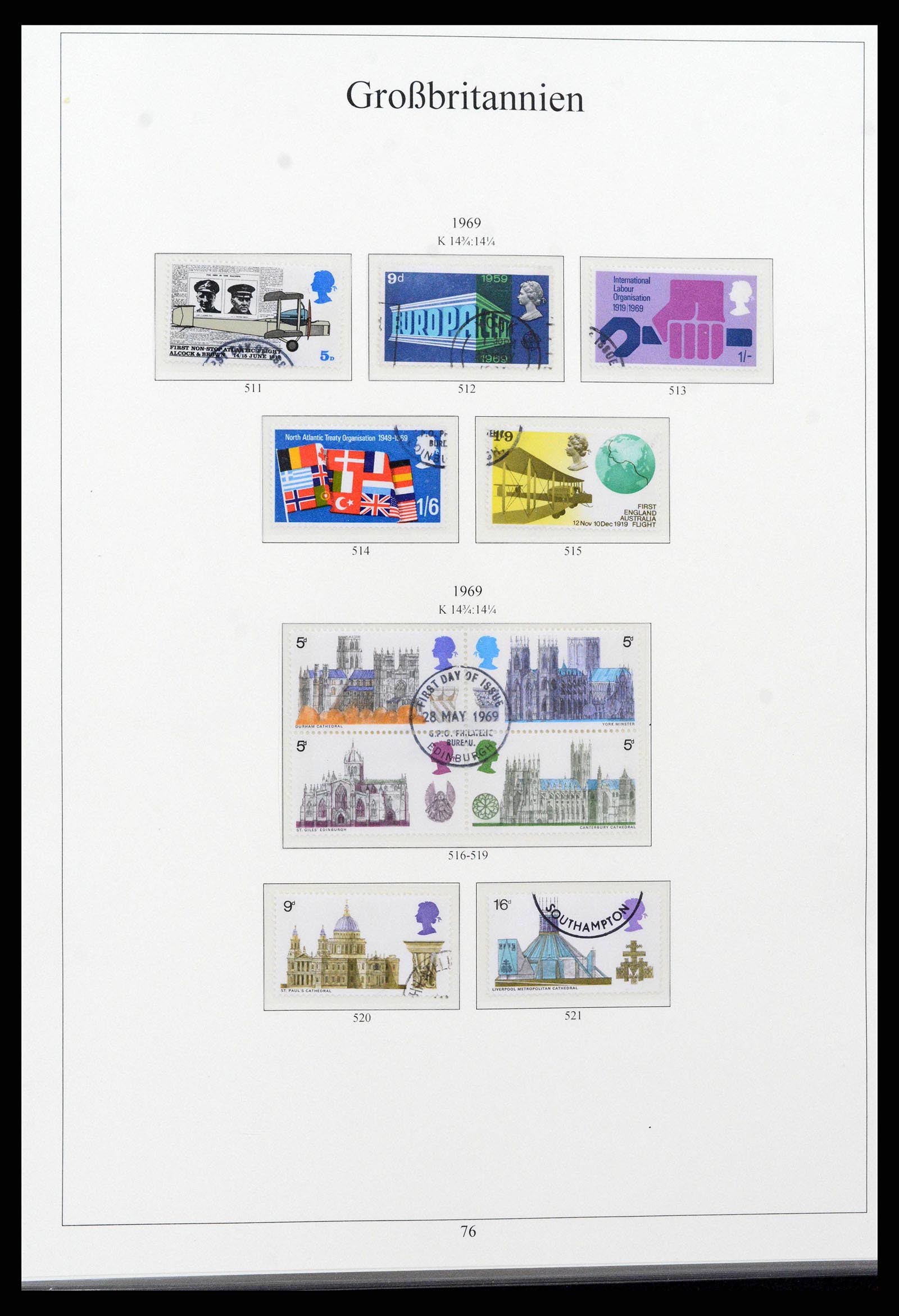 38825 0094 - Postzegelverzameling 38825 Engeland 1840-1976.