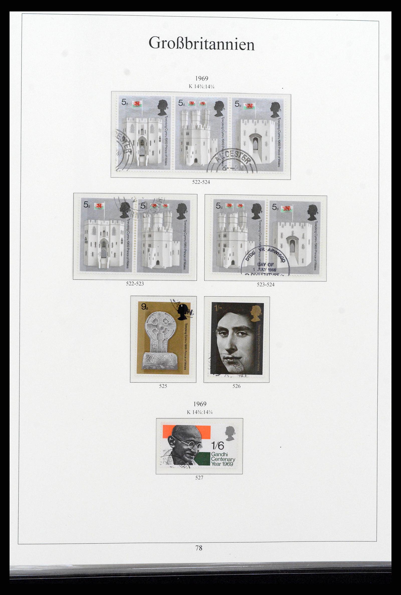 38825 0096 - Postzegelverzameling 38825 Engeland 1840-1976.