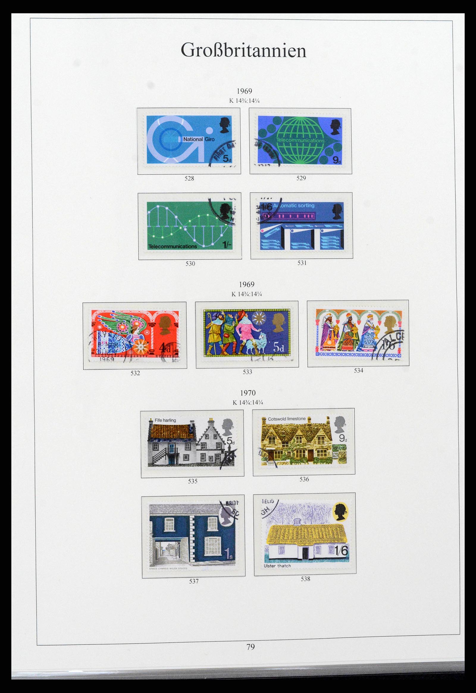 38825 0097 - Postzegelverzameling 38825 Engeland 1840-1976.