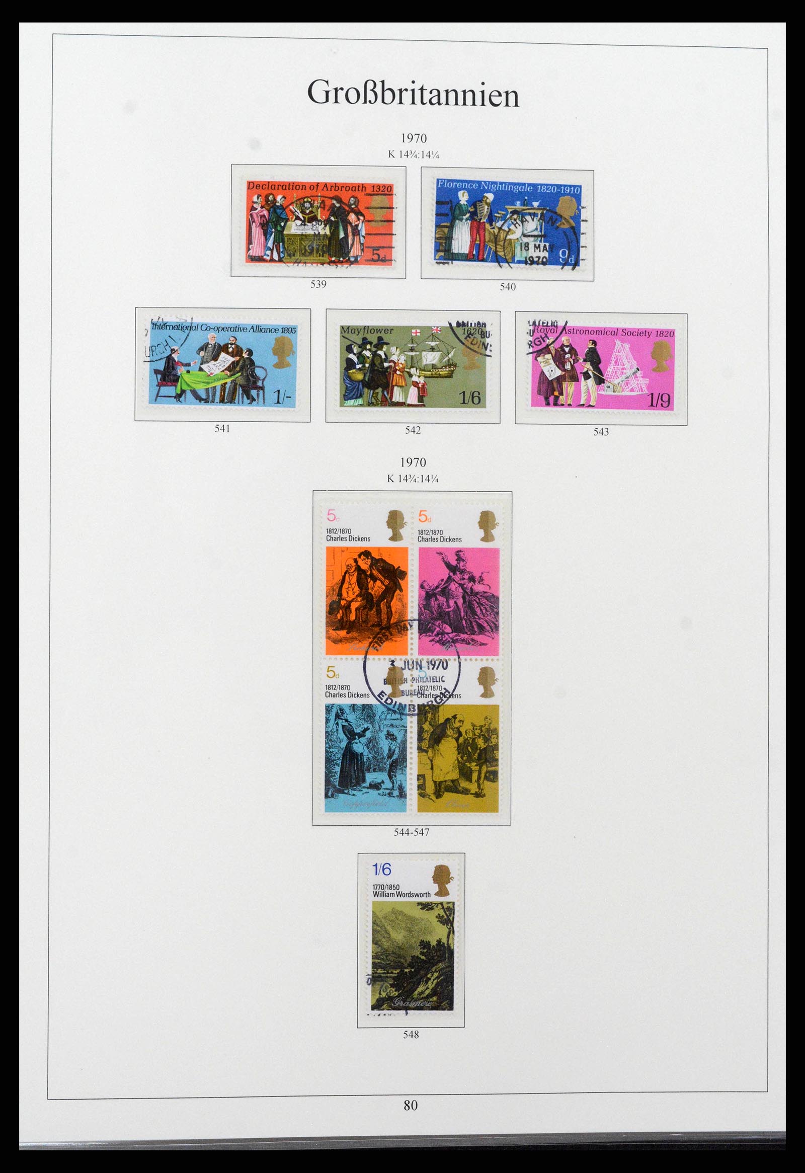 38825 0098 - Postzegelverzameling 38825 Engeland 1840-1976.