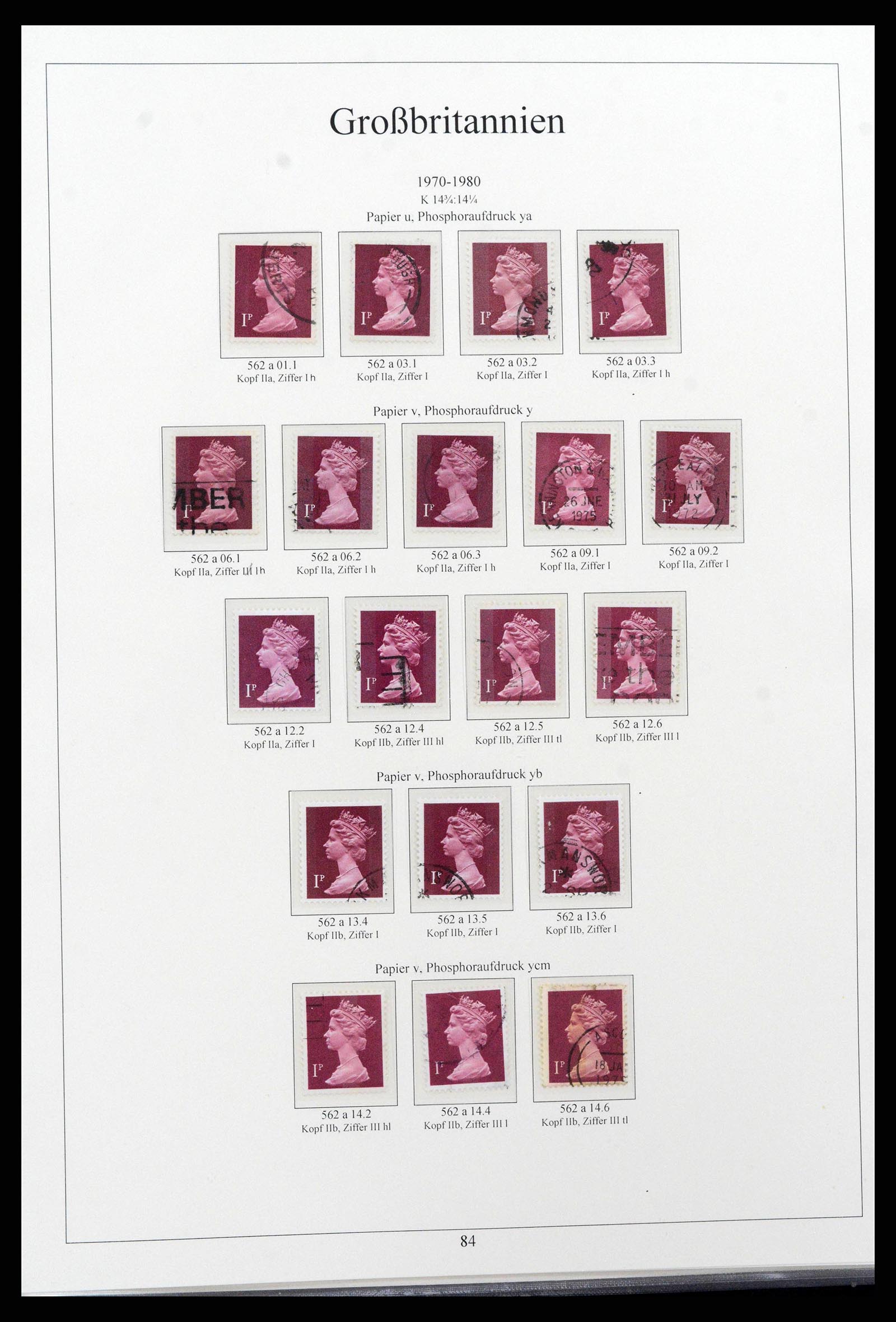 38825 0102 - Postzegelverzameling 38825 Engeland 1840-1976.