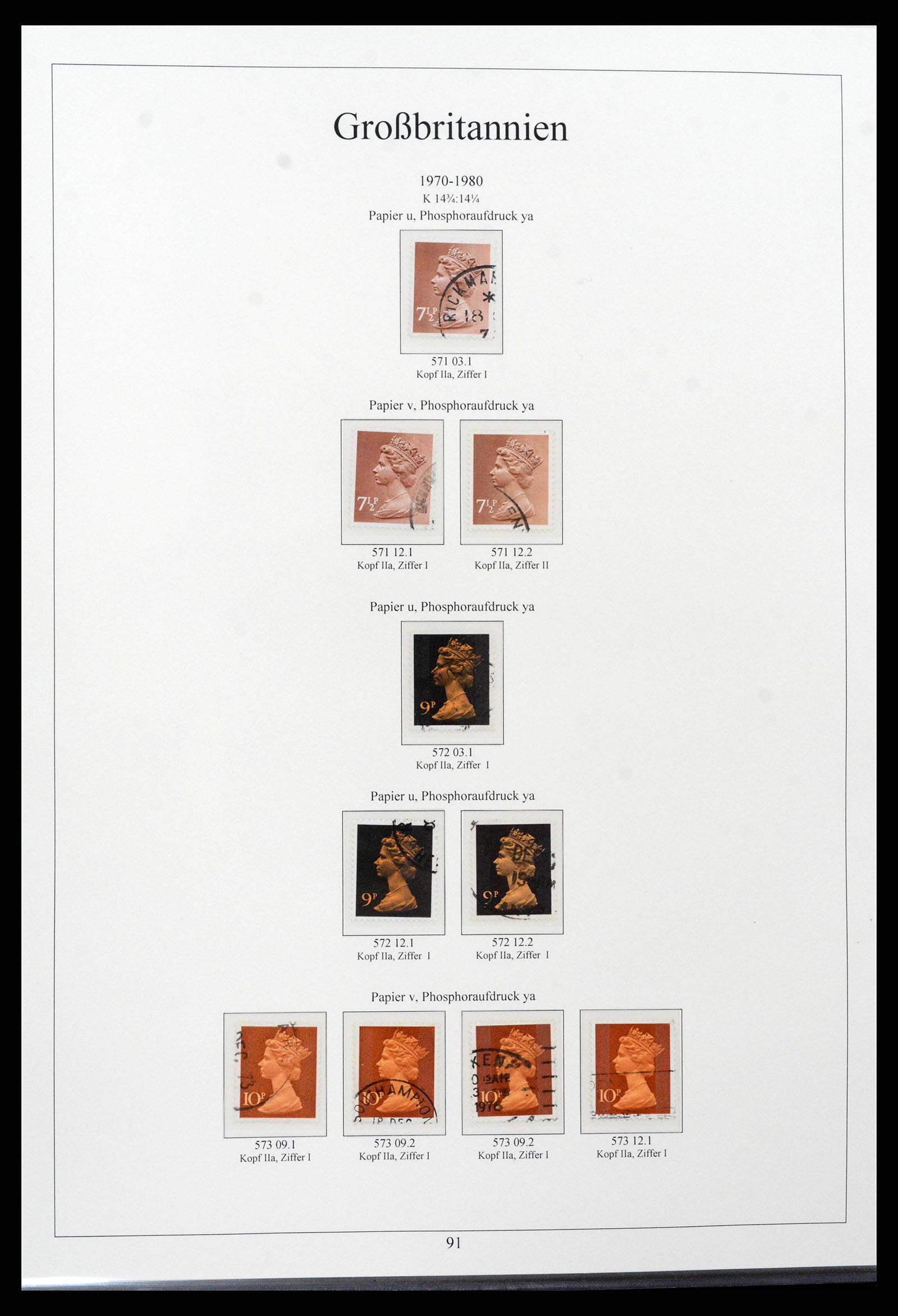 38825 0109 - Postzegelverzameling 38825 Engeland 1840-1976.