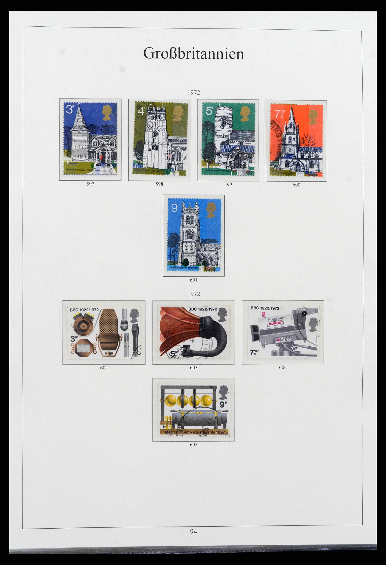 38825 0112 - Postzegelverzameling 38825 Engeland 1840-1976.