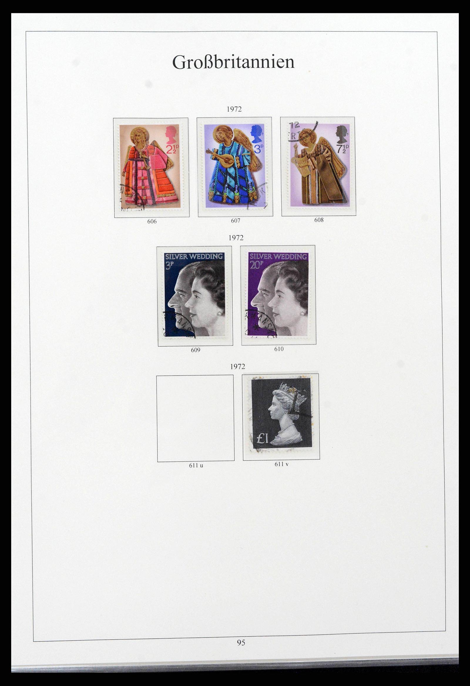 38825 0113 - Postzegelverzameling 38825 Engeland 1840-1976.