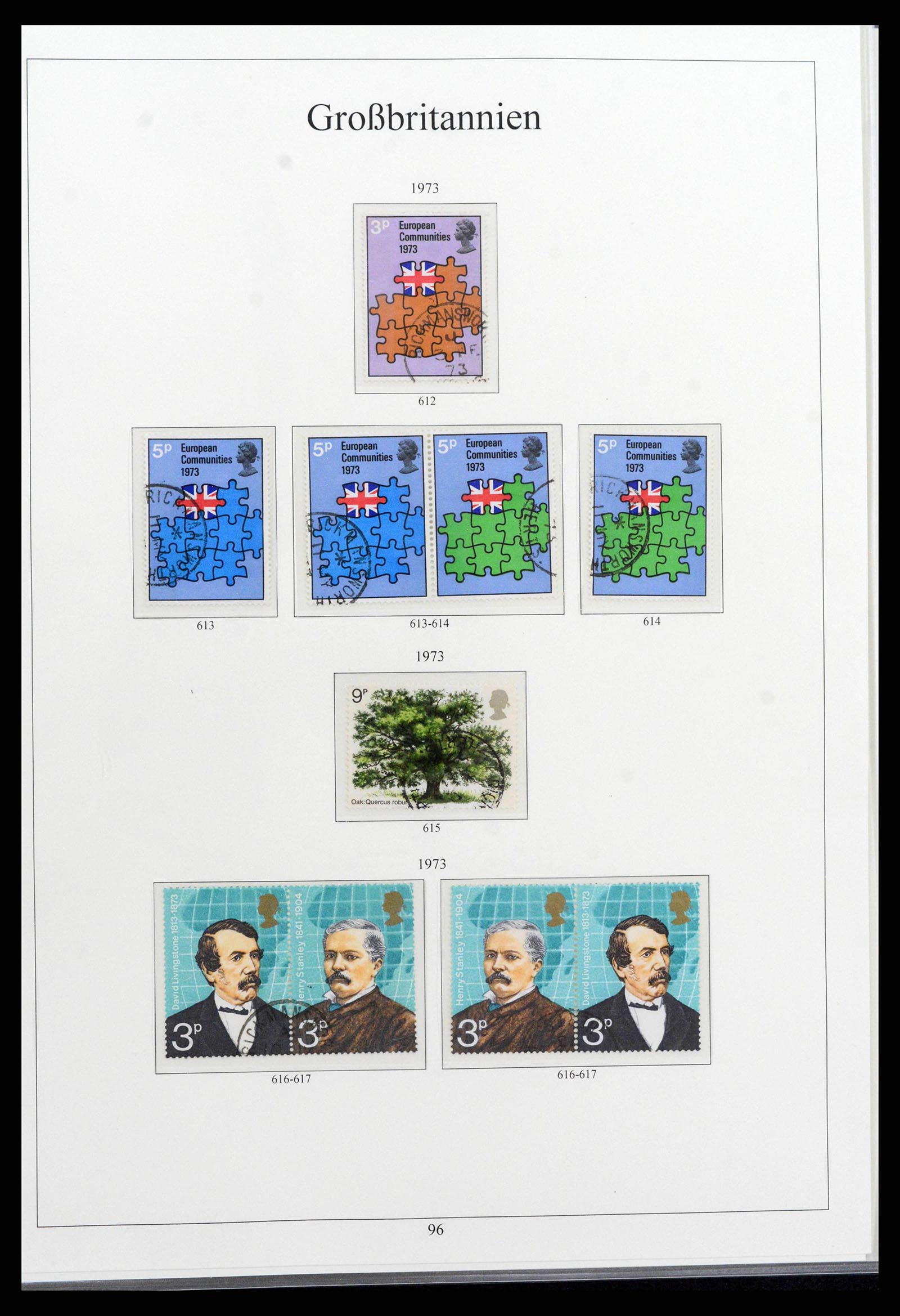 38825 0114 - Postzegelverzameling 38825 Engeland 1840-1976.