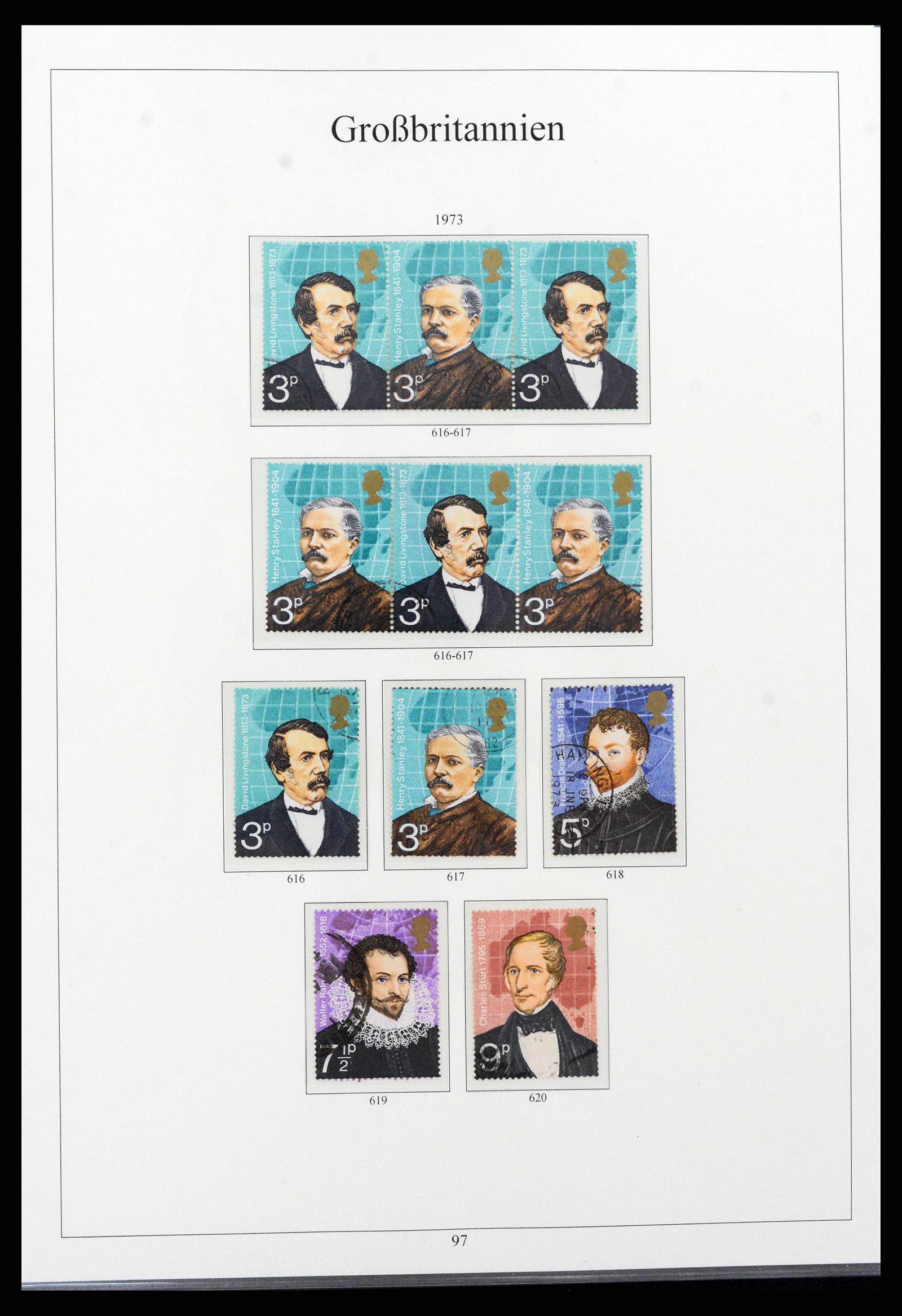38825 0115 - Postzegelverzameling 38825 Engeland 1840-1976.