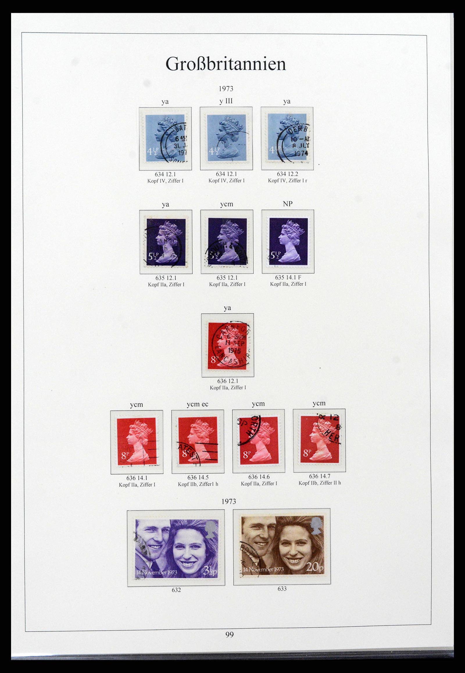 38825 0117 - Postzegelverzameling 38825 Engeland 1840-1976.