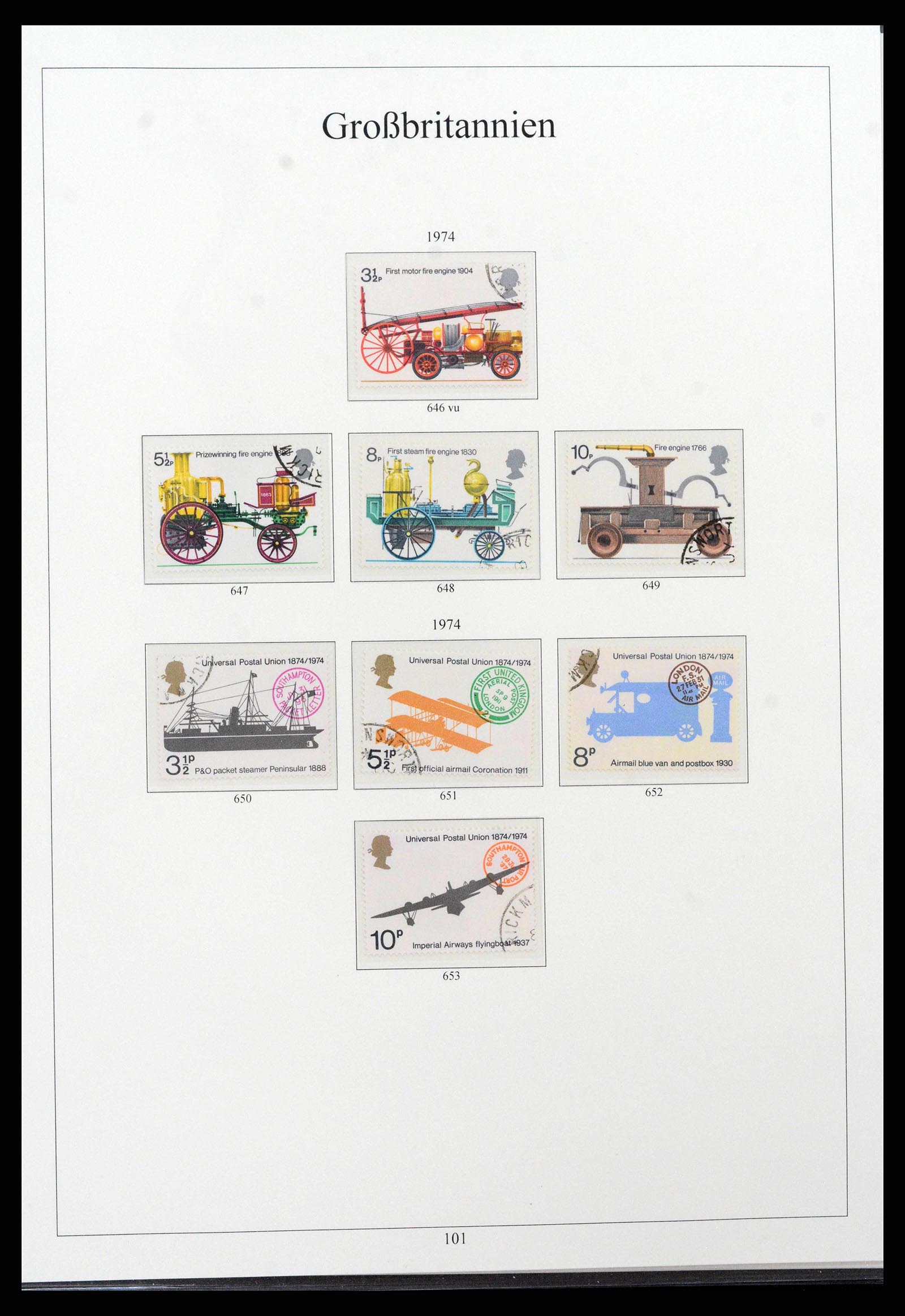 38825 0119 - Postzegelverzameling 38825 Engeland 1840-1976.