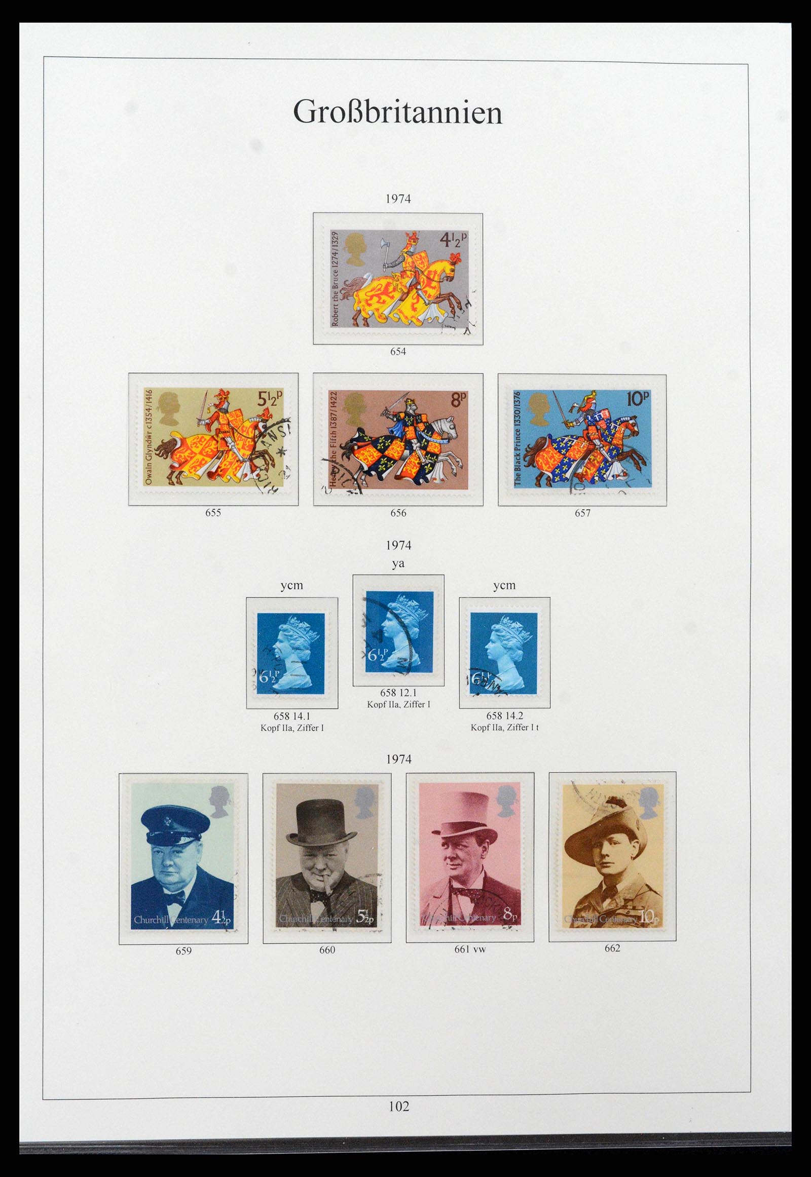 38825 0120 - Postzegelverzameling 38825 Engeland 1840-1976.