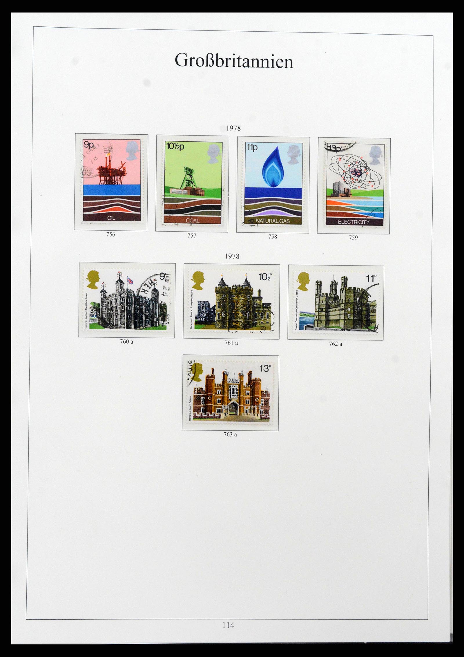 38825 0132 - Postzegelverzameling 38825 Engeland 1840-1976.