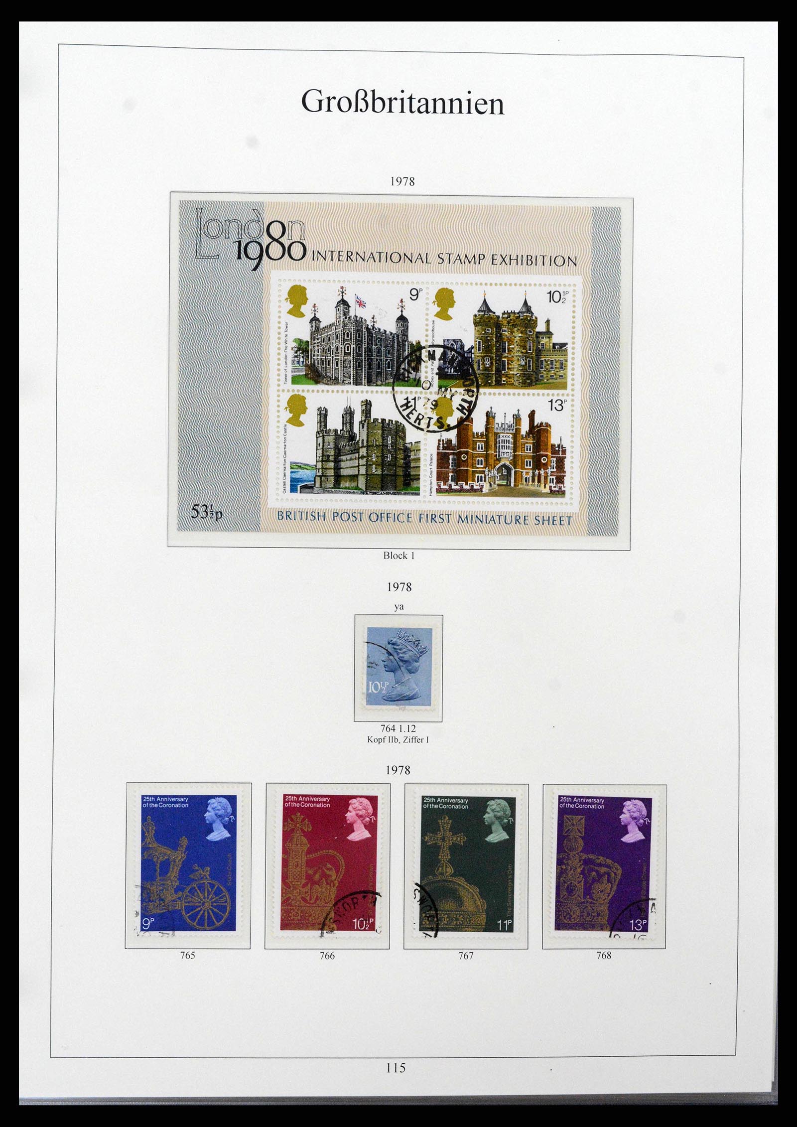 38825 0133 - Postzegelverzameling 38825 Engeland 1840-1976.