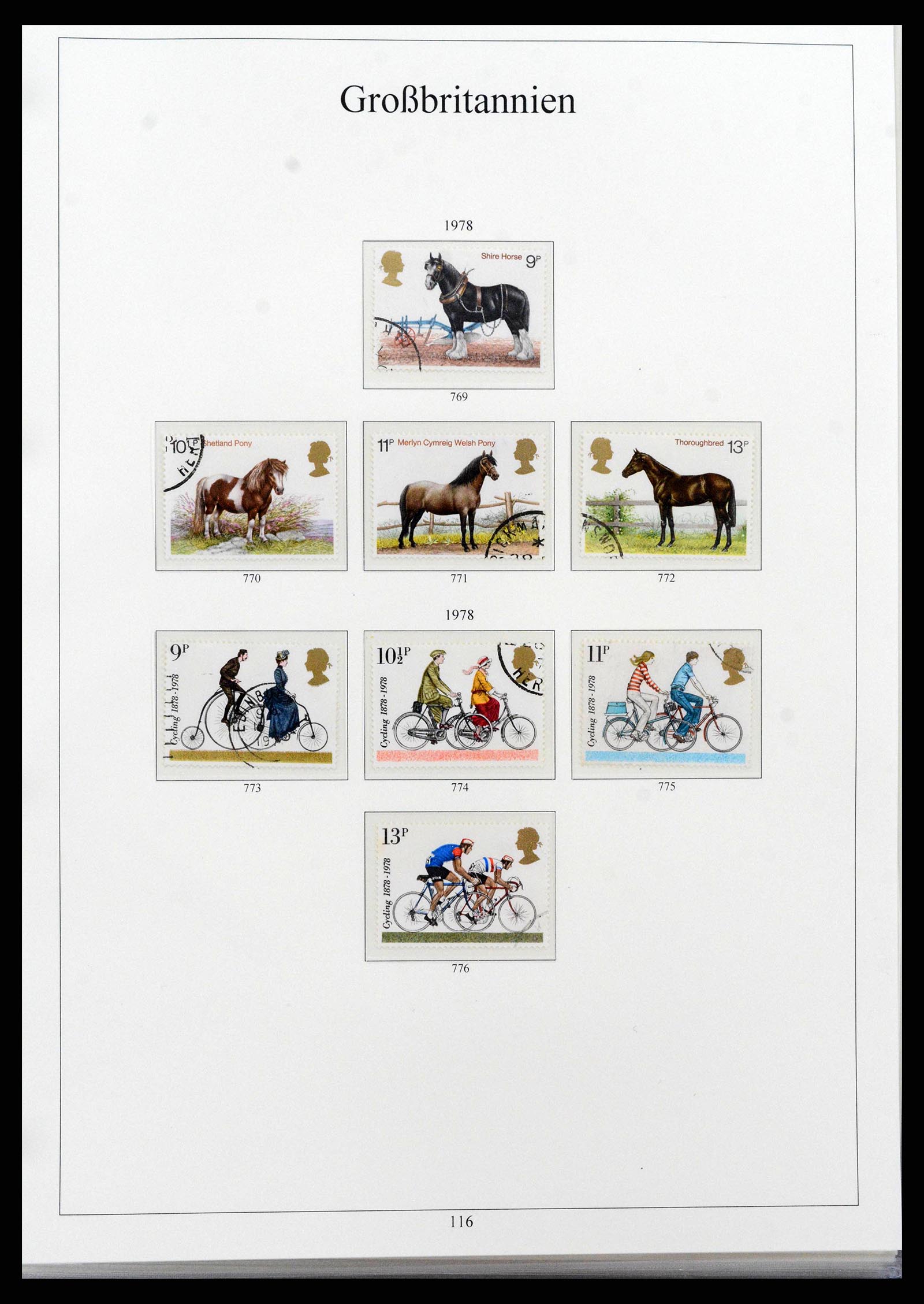 38825 0134 - Postzegelverzameling 38825 Engeland 1840-1976.