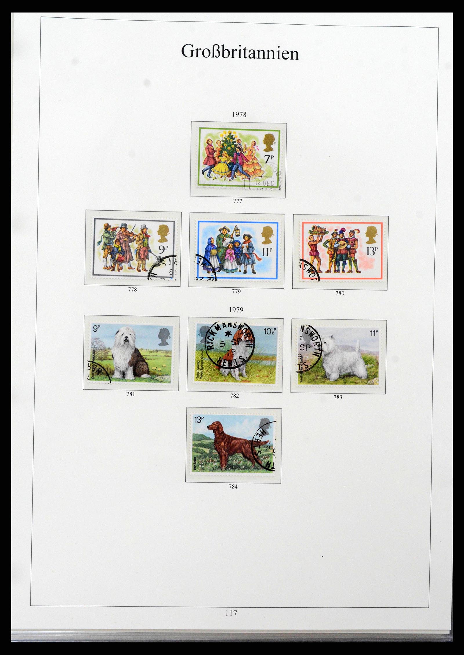 38825 0135 - Postzegelverzameling 38825 Engeland 1840-1976.