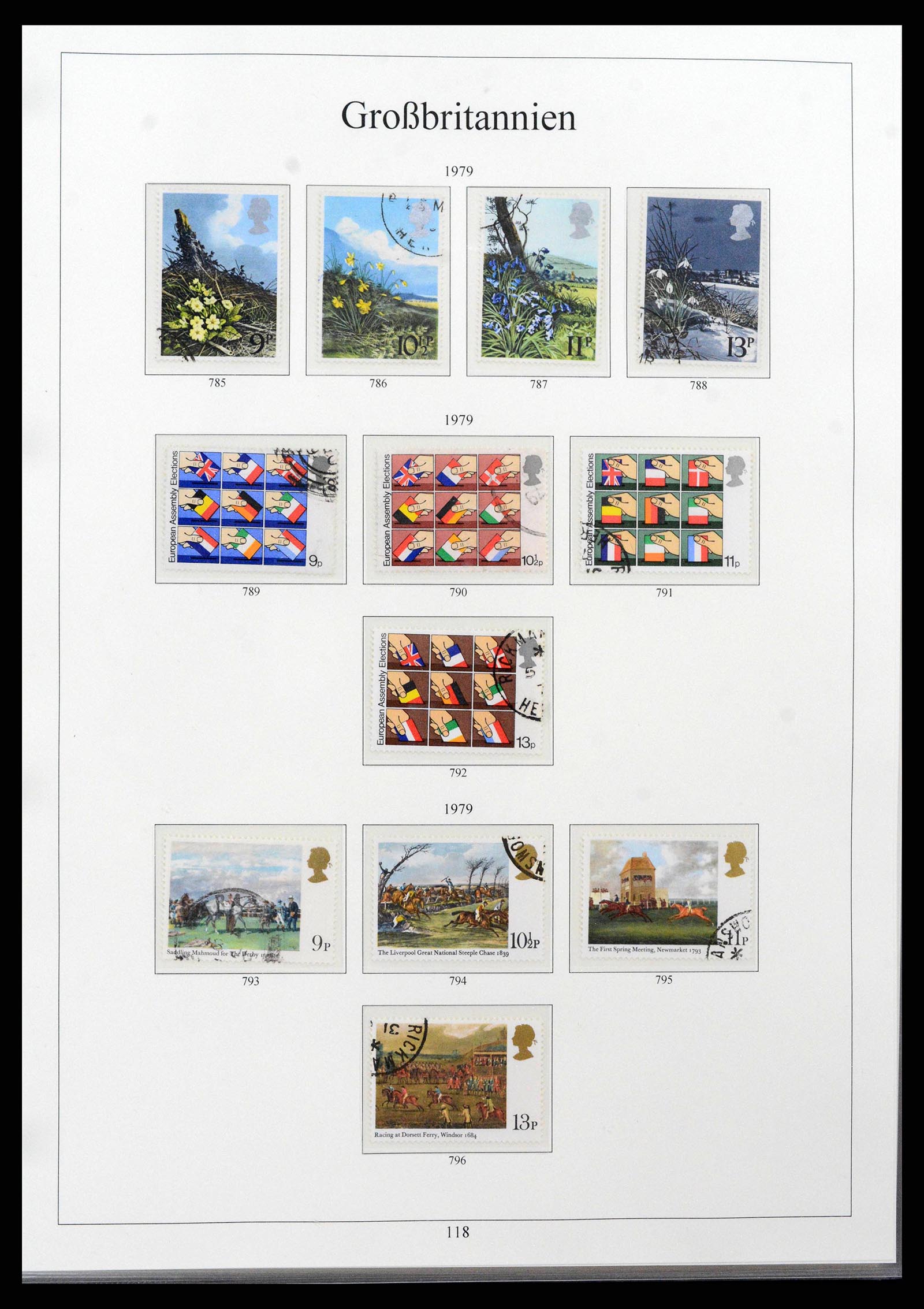 38825 0136 - Postzegelverzameling 38825 Engeland 1840-1976.
