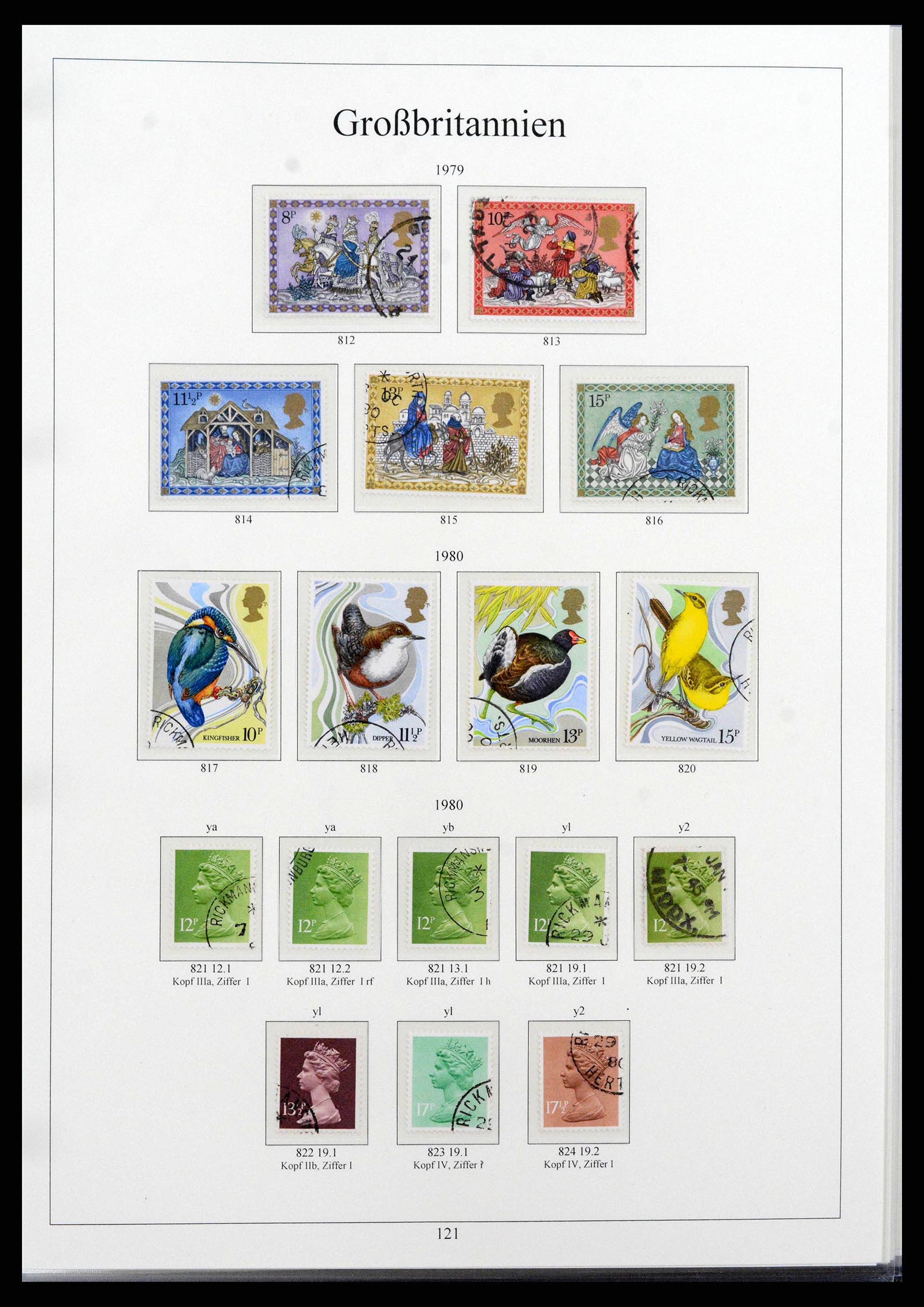 38825 0139 - Postzegelverzameling 38825 Engeland 1840-1976.