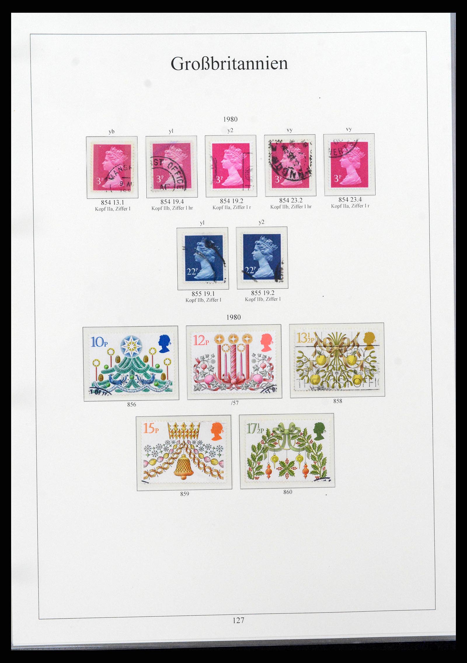 38825 0145 - Postzegelverzameling 38825 Engeland 1840-1976.