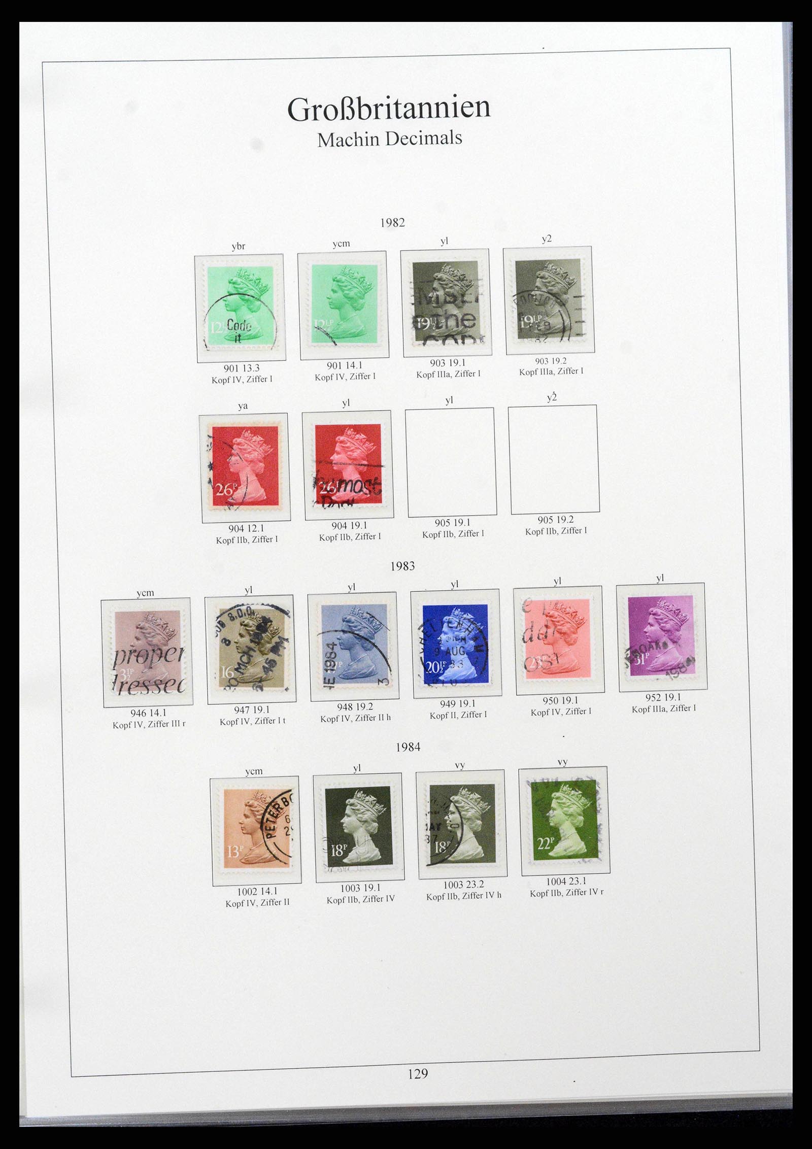 38825 0147 - Postzegelverzameling 38825 Engeland 1840-1976.