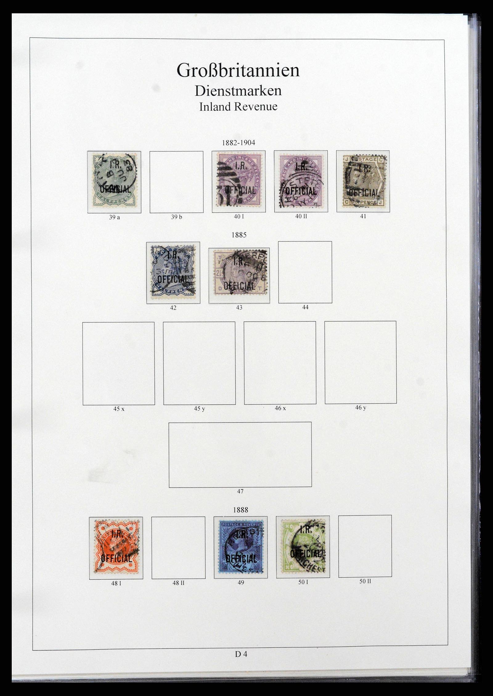 38825 0155 - Postzegelverzameling 38825 Engeland 1840-1976.