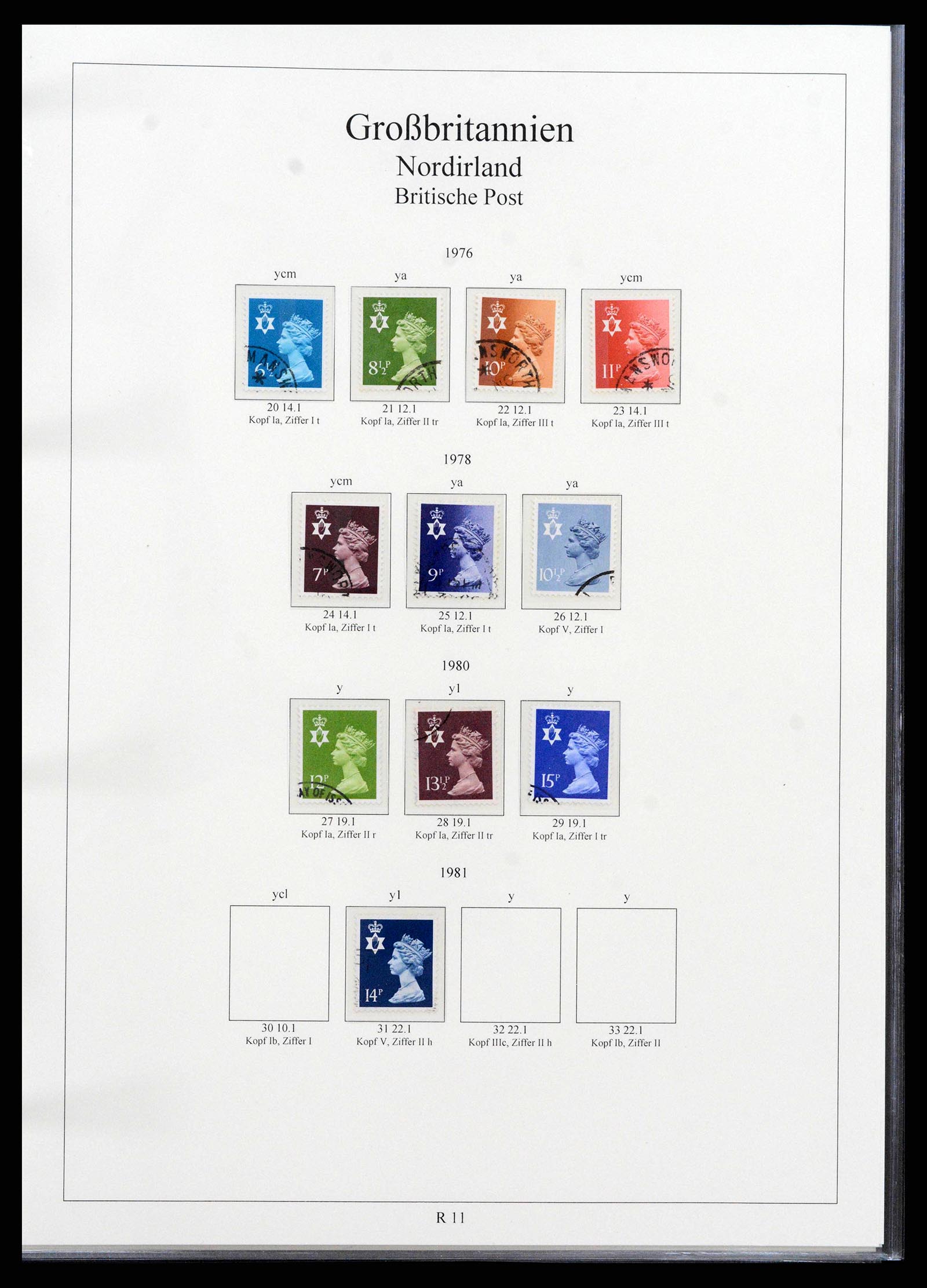 38825 0174 - Postzegelverzameling 38825 Engeland 1840-1976.