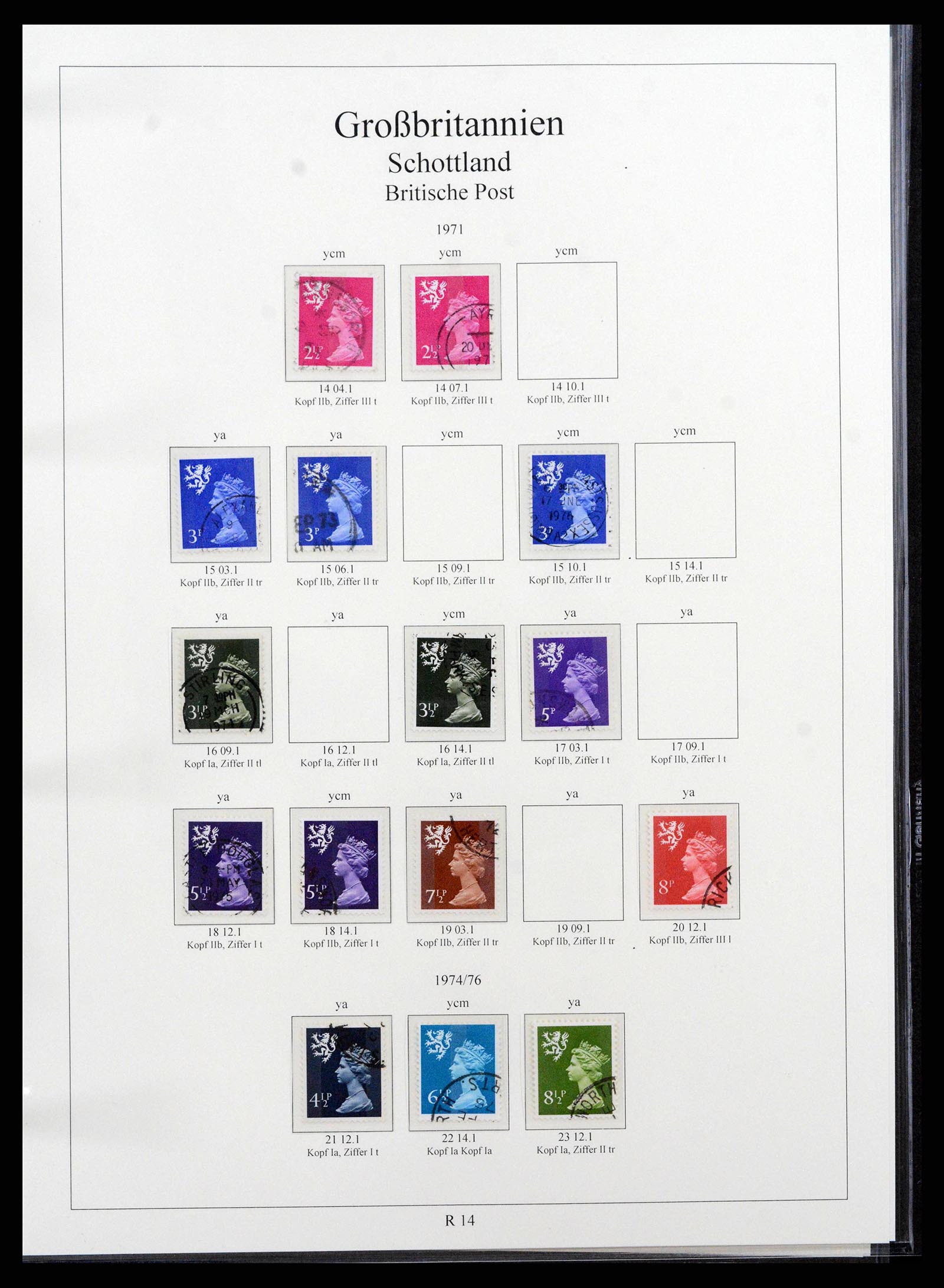 38825 0177 - Postzegelverzameling 38825 Engeland 1840-1976.