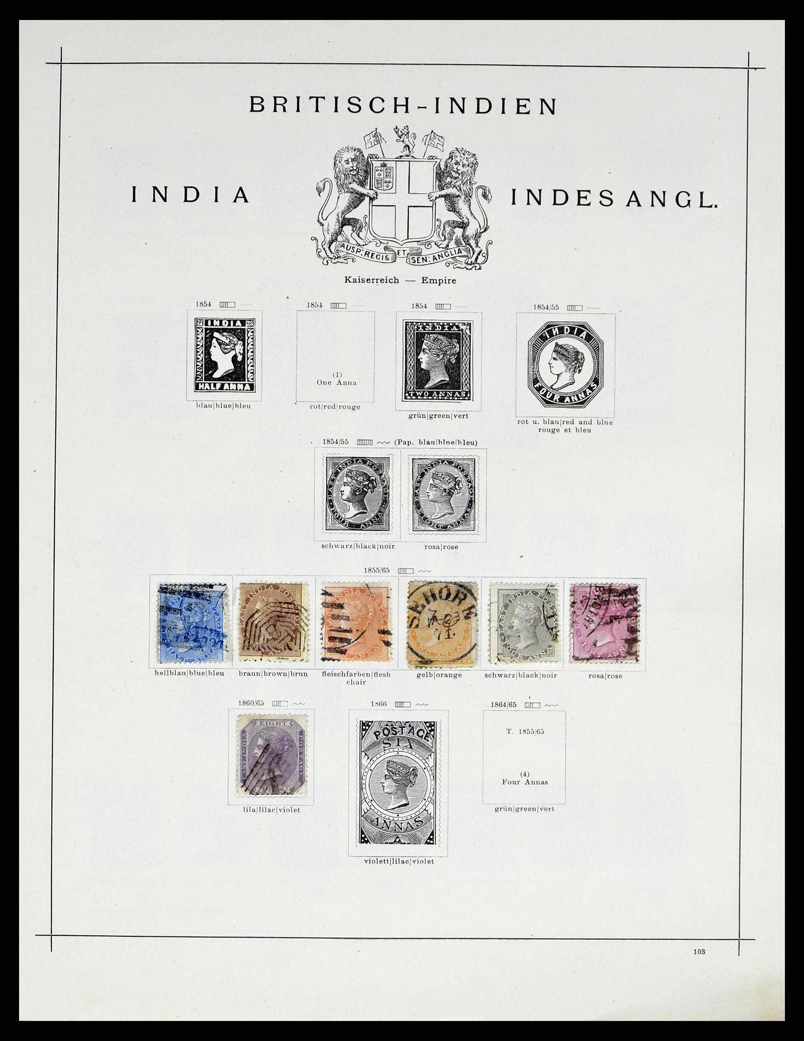 38850 0002 - Stamp collection 38850 Asia 1863-1929.