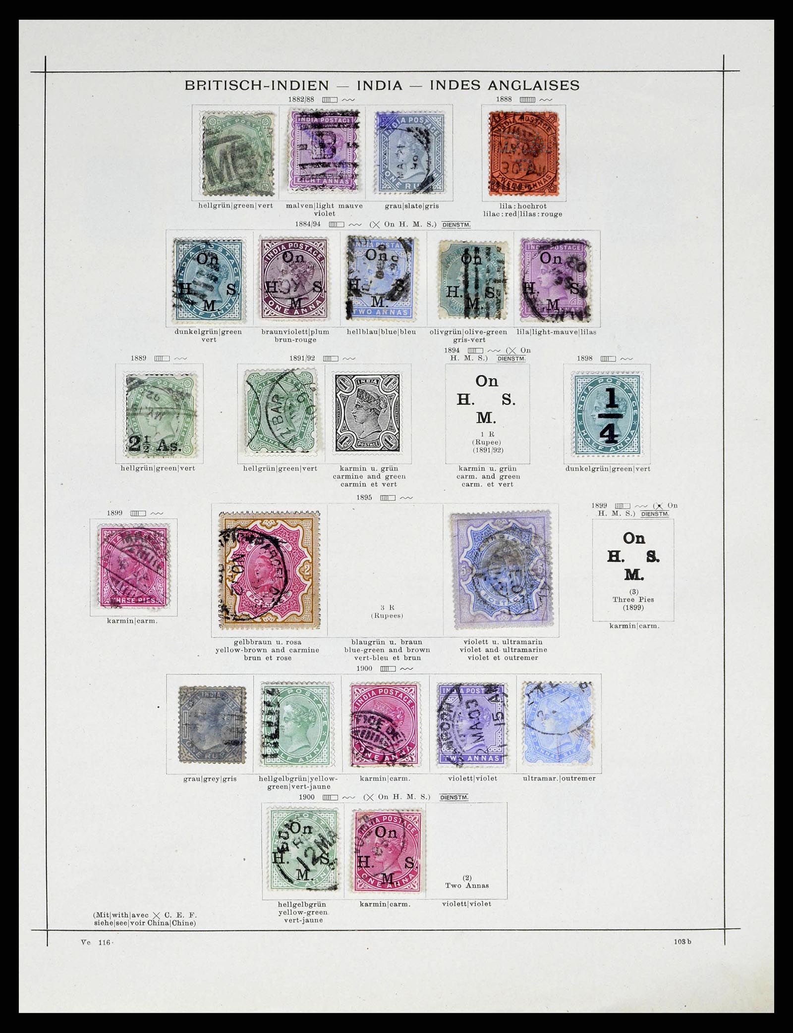 38850 0004 - Stamp collection 38850 Asia 1863-1929.