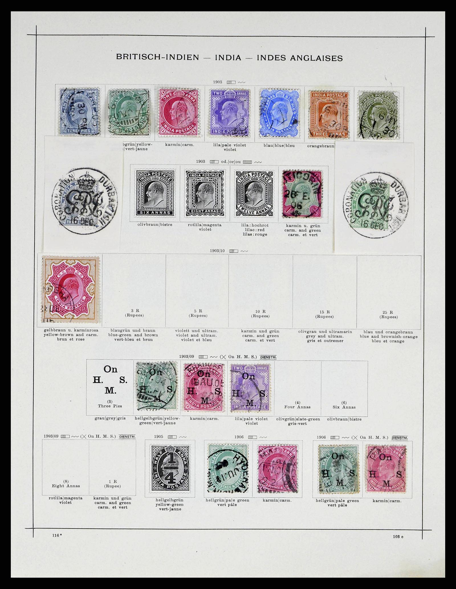 38850 0005 - Stamp collection 38850 Asia 1863-1929.