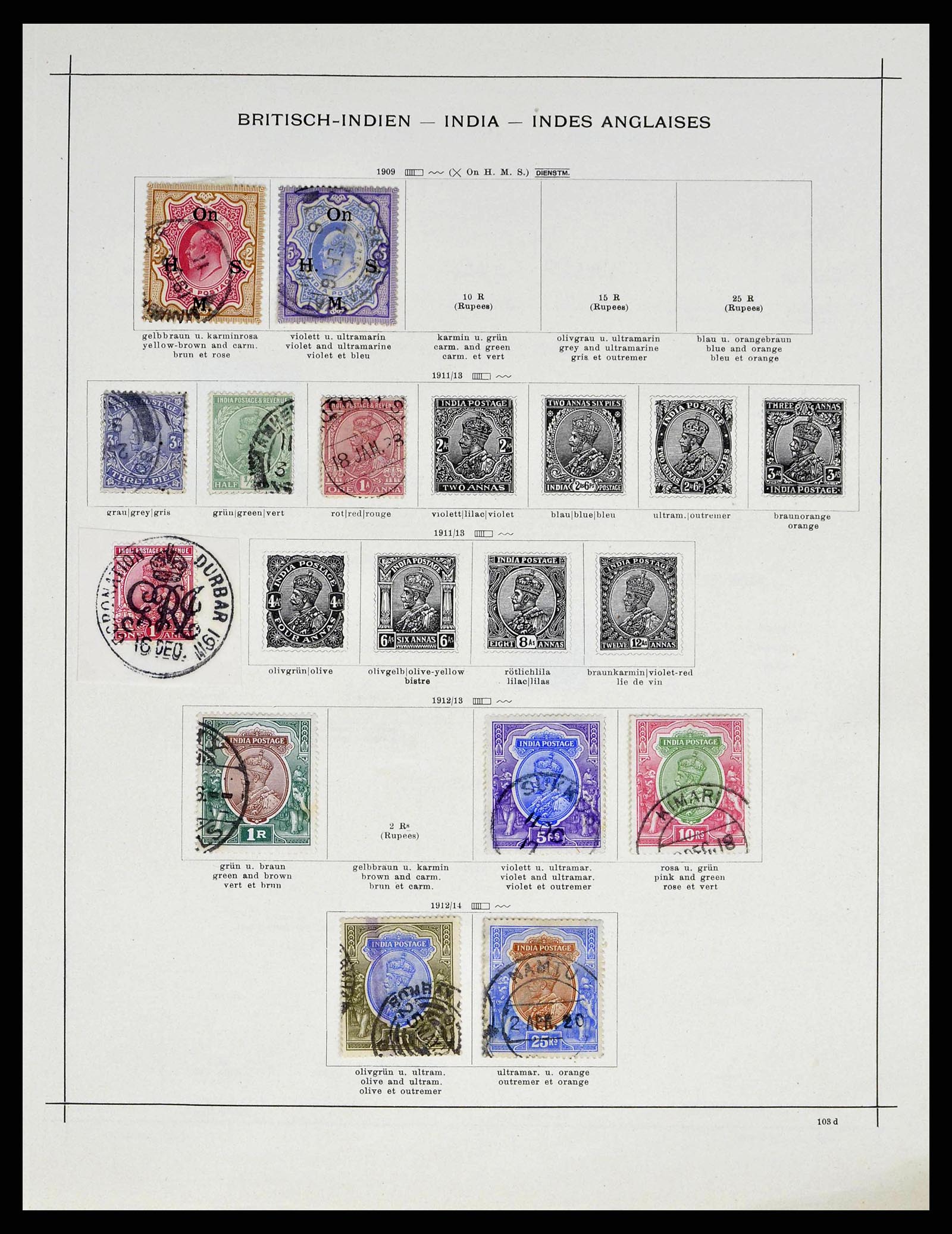 38850 0006 - Stamp collection 38850 Asia 1863-1929.