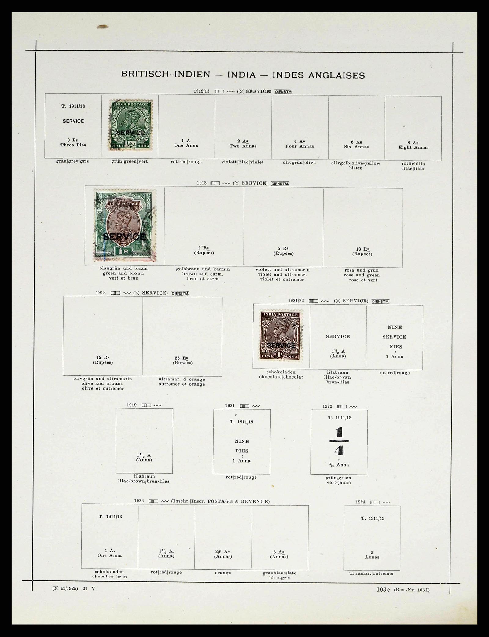 38850 0007 - Postzegelverzameling 38850 Azië 1863-1929.