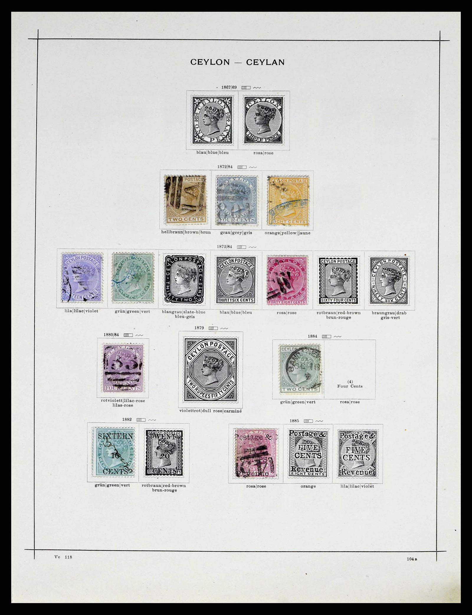 38850 0009 - Stamp collection 38850 Asia 1863-1929.