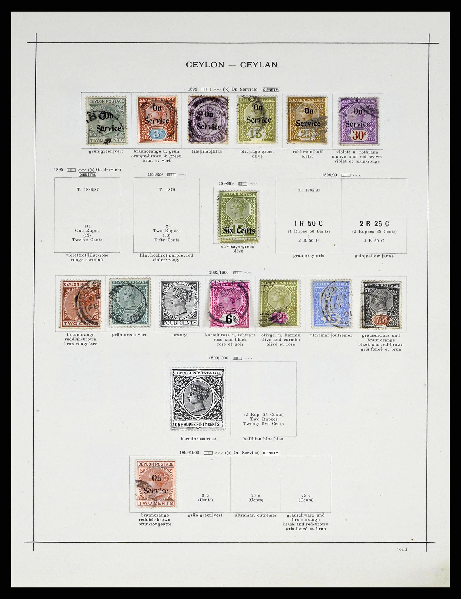 38850 0012 - Stamp collection 38850 Asia 1863-1929.