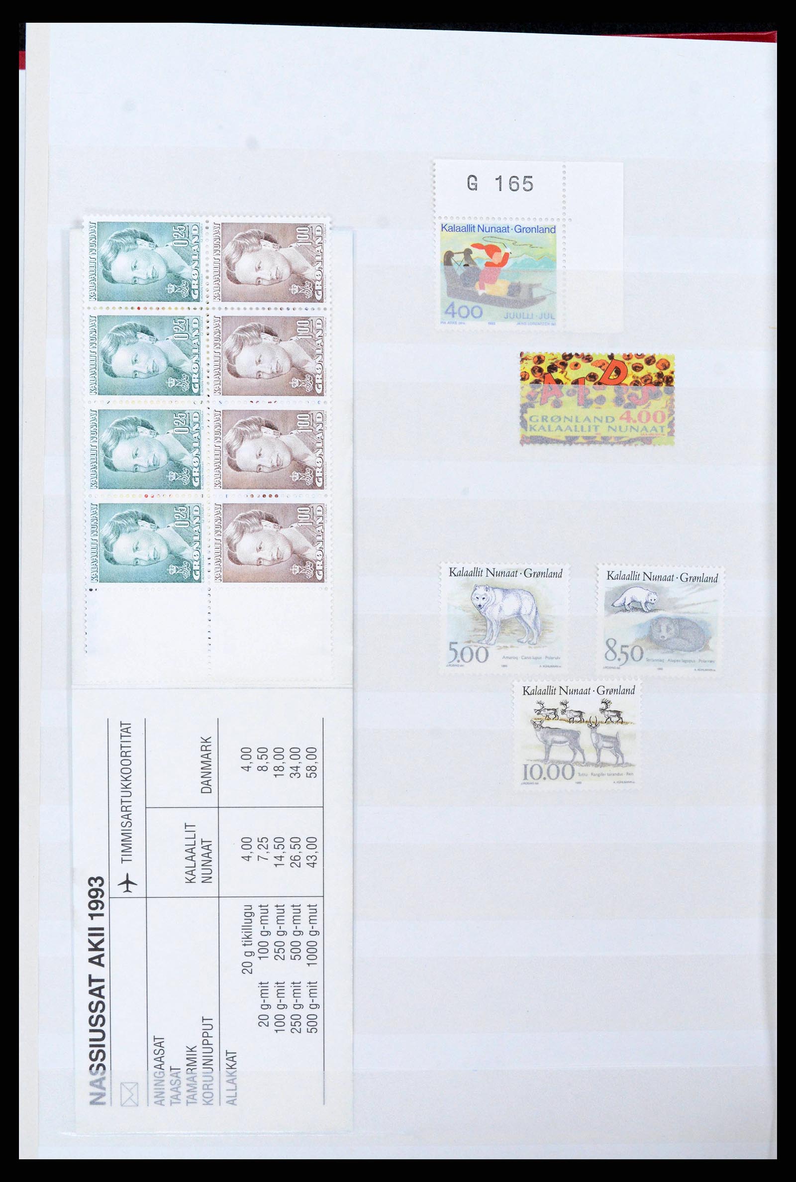 38851 0004 - Postzegelverzameling 38851 Groenland 1991-2014.