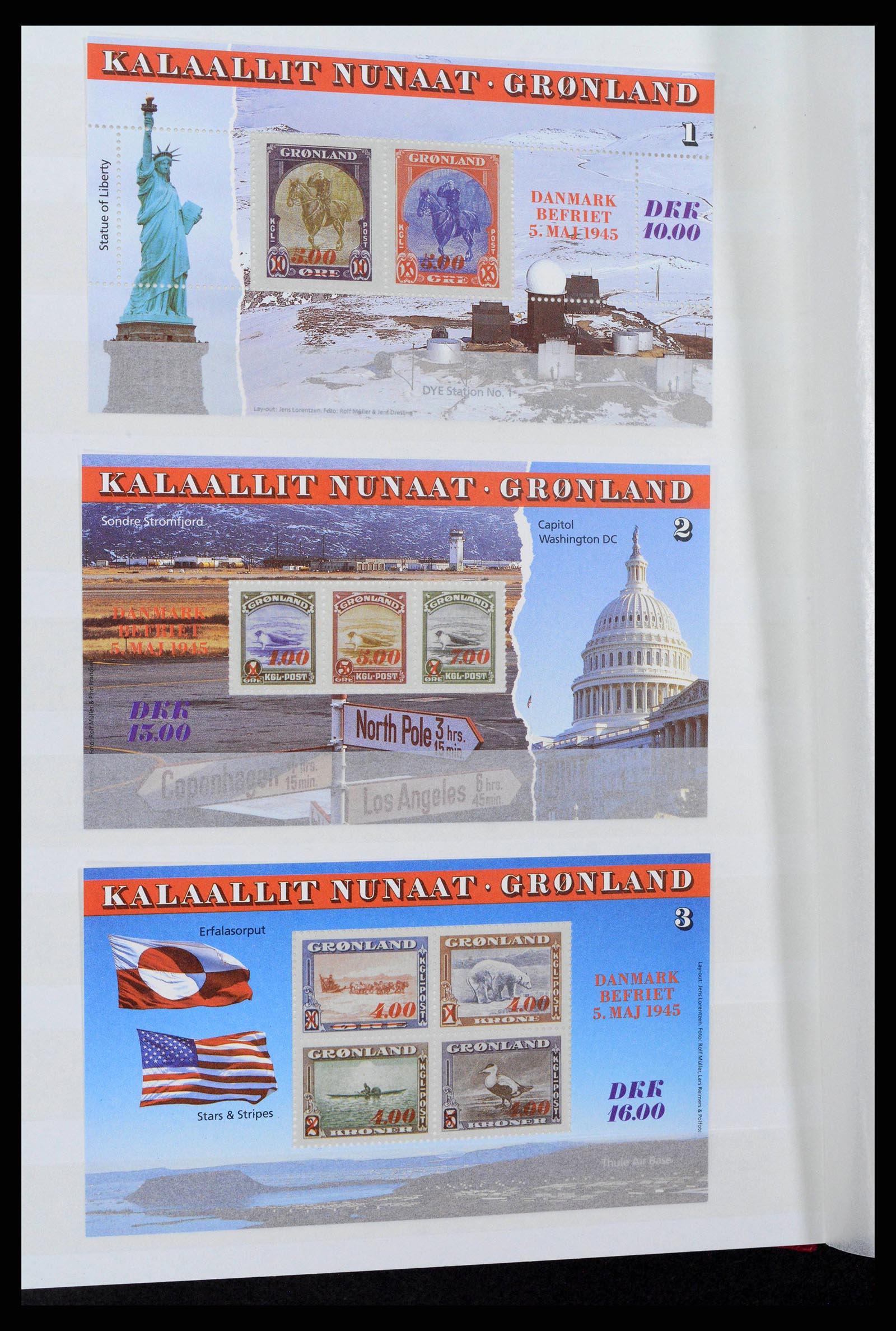 38851 0006 - Postzegelverzameling 38851 Groenland 1991-2014.