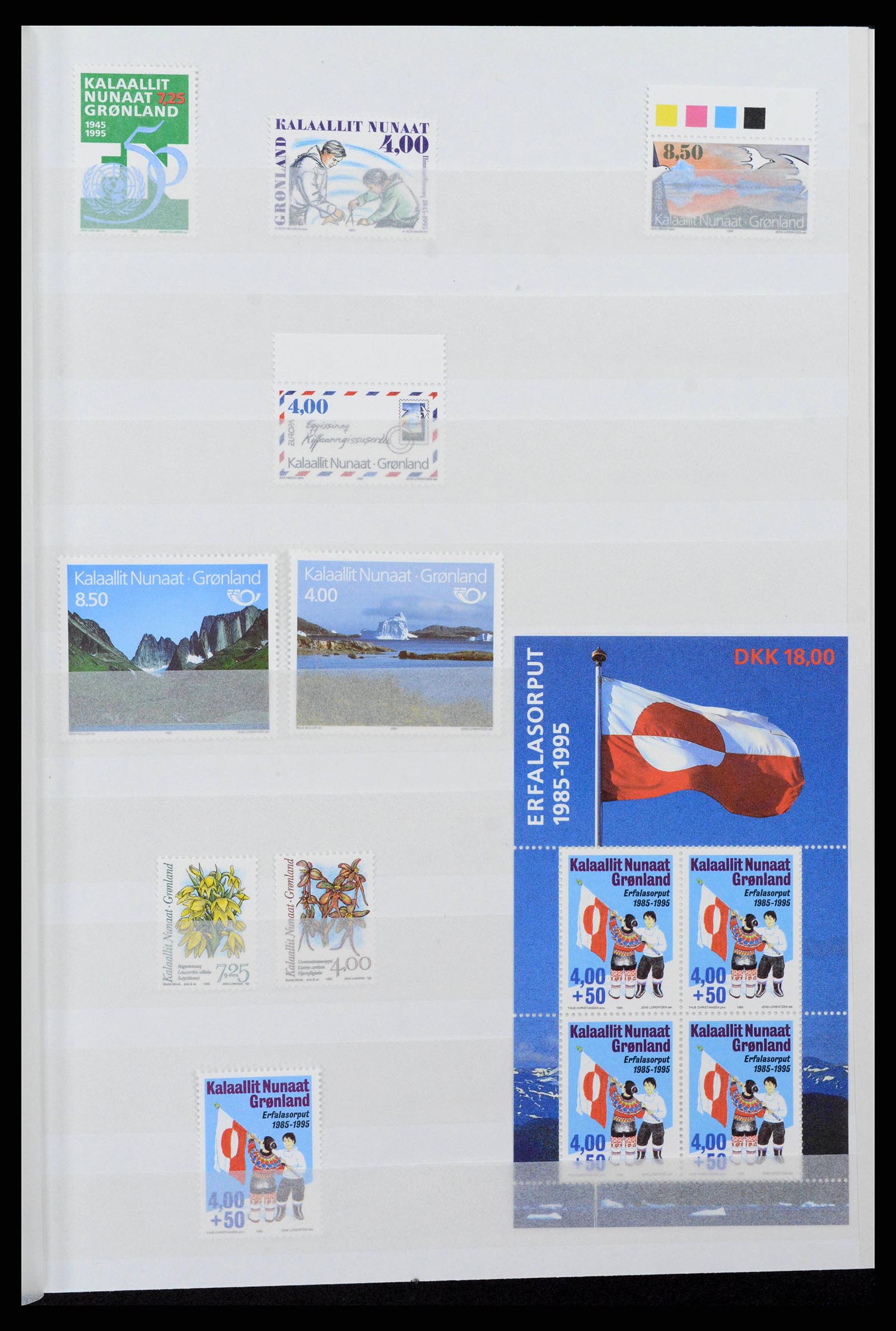 38851 0007 - Postzegelverzameling 38851 Groenland 1991-2014.