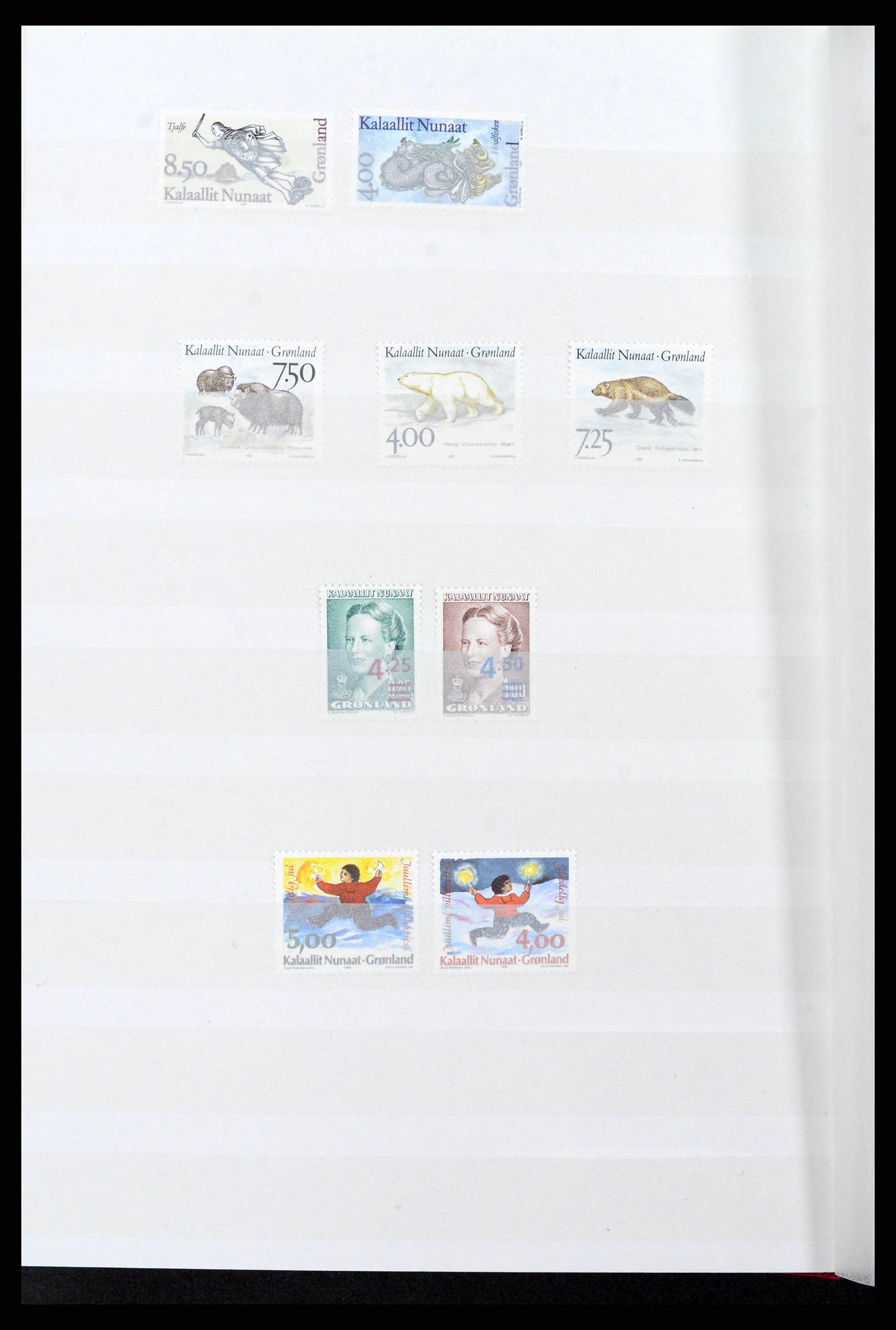 38851 0008 - Postzegelverzameling 38851 Groenland 1991-2014.