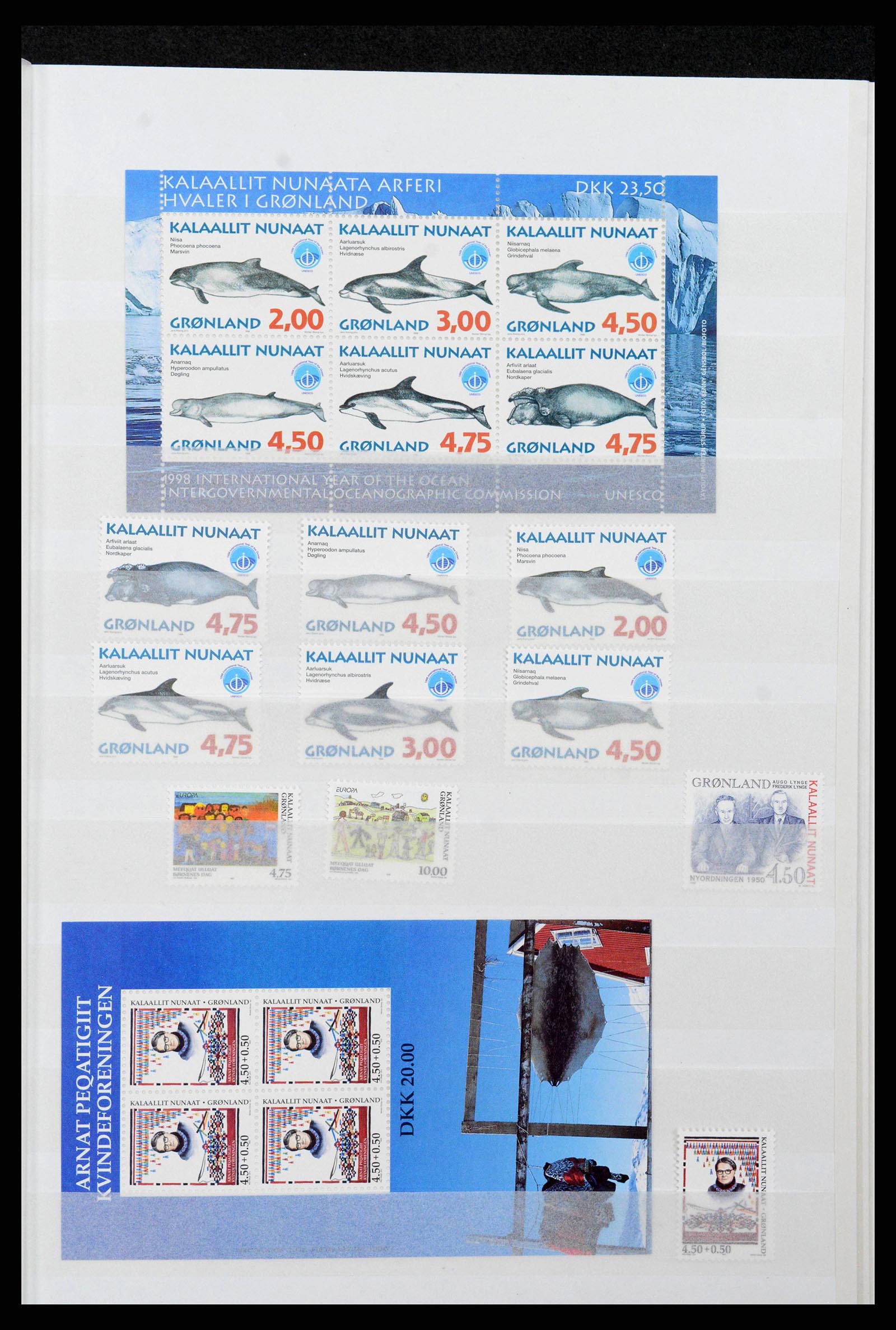 38851 0013 - Postzegelverzameling 38851 Groenland 1991-2014.
