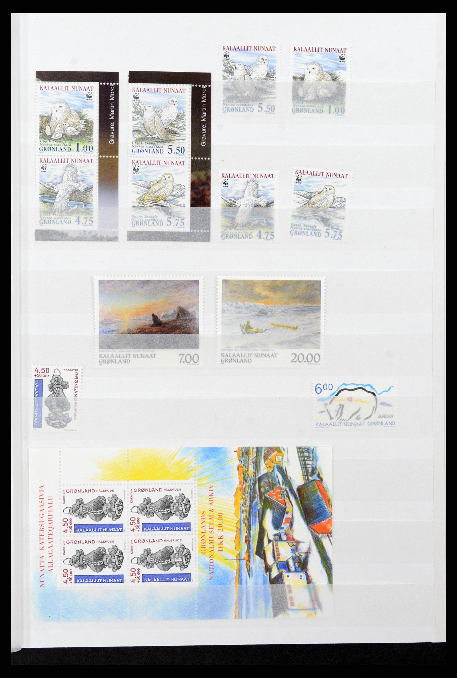 38851 0015 - Postzegelverzameling 38851 Groenland 1991-2014.