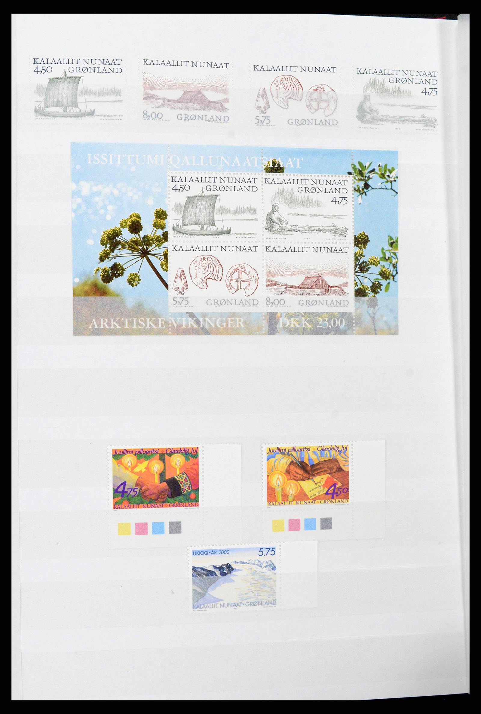 38851 0016 - Postzegelverzameling 38851 Groenland 1991-2014.