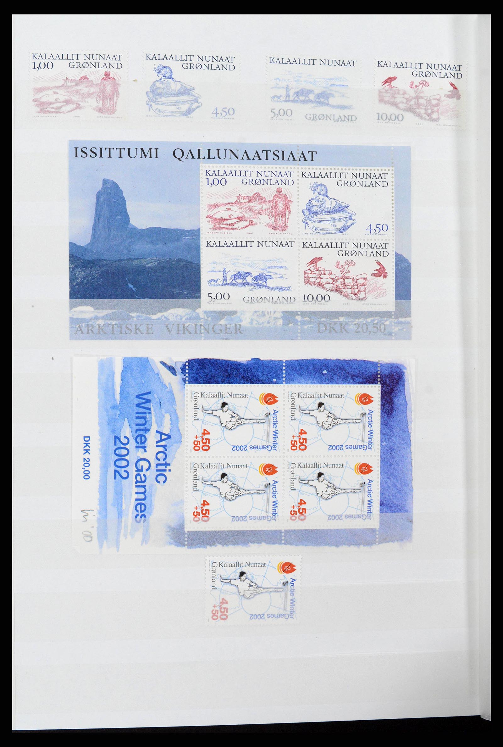 38851 0018 - Postzegelverzameling 38851 Groenland 1991-2014.