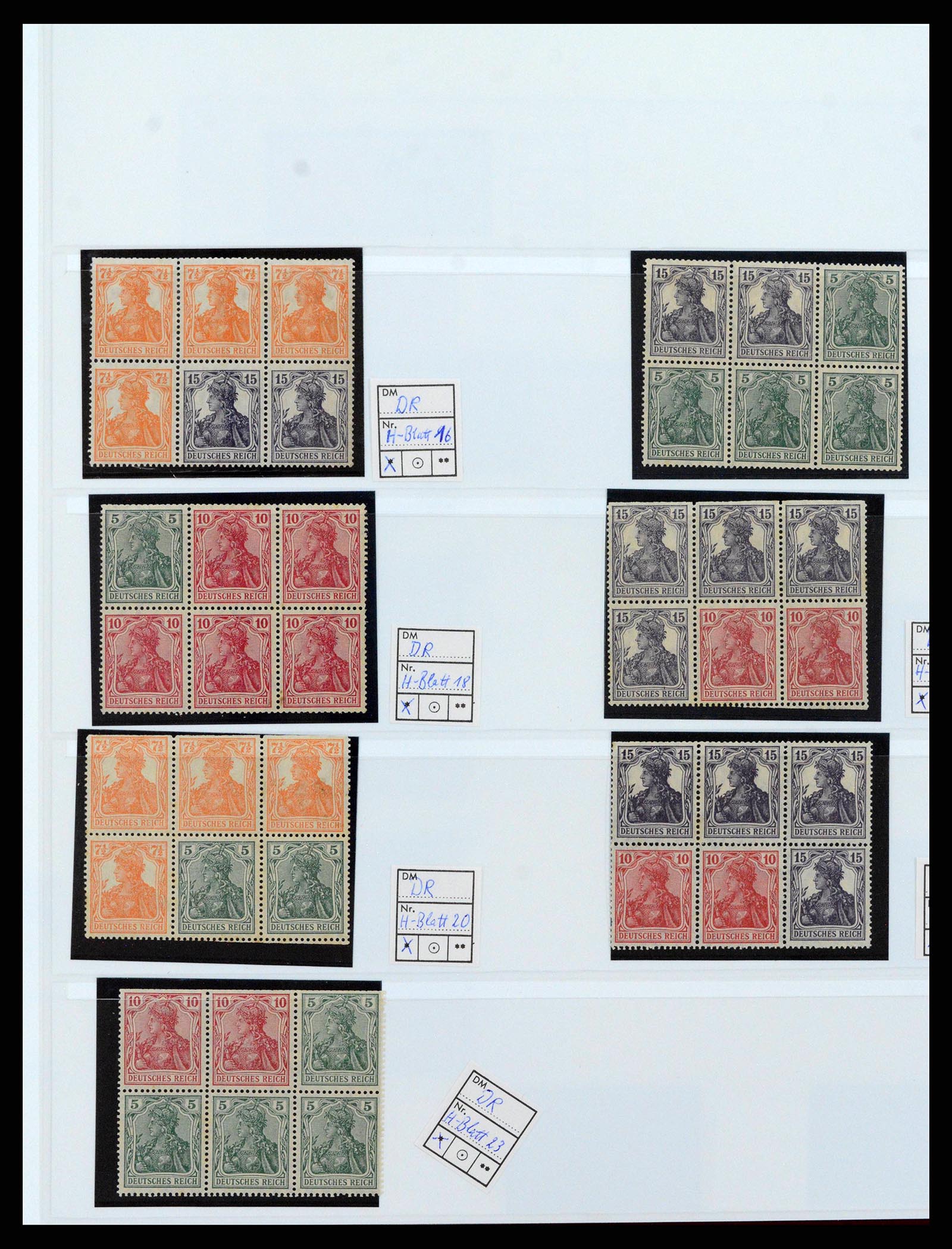 38856 0001 - Postzegelverzameling 38856 Duitse Rijk combinaties 1919-1941.